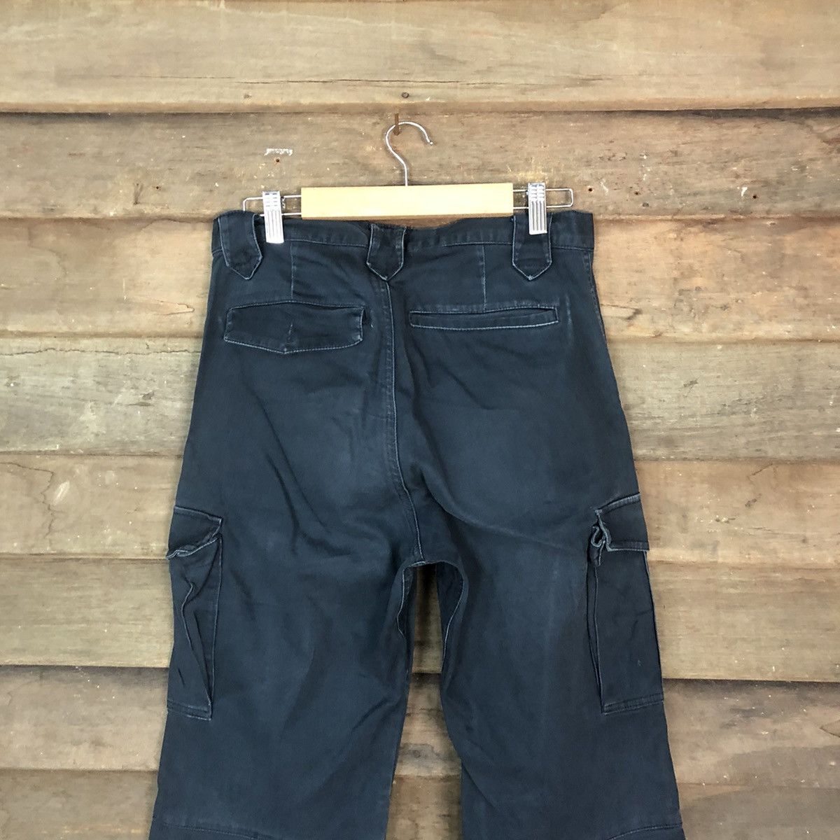 Japanese Brand DLL Japan Dark Blue Cargo Multipocket Pants #1572 Size US 30 / EU 46 - 10 Thumbnail
