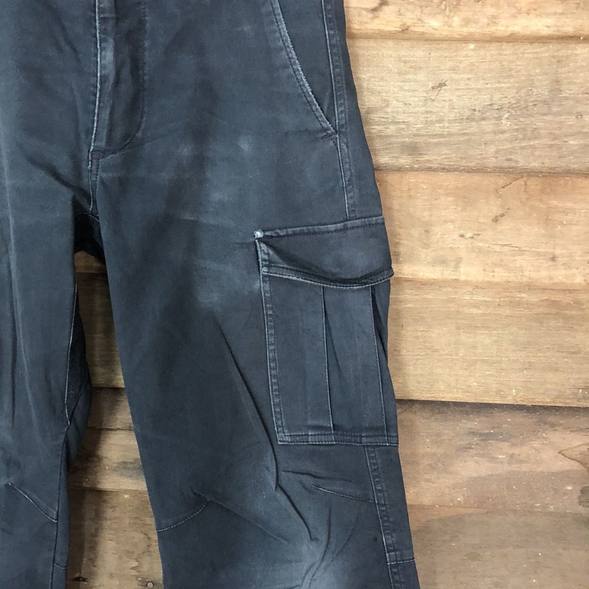 Japanese Brand DLL Japan Dark Blue Cargo Multipocket Pants #1572 Size US 30 / EU 46 - 5 Thumbnail