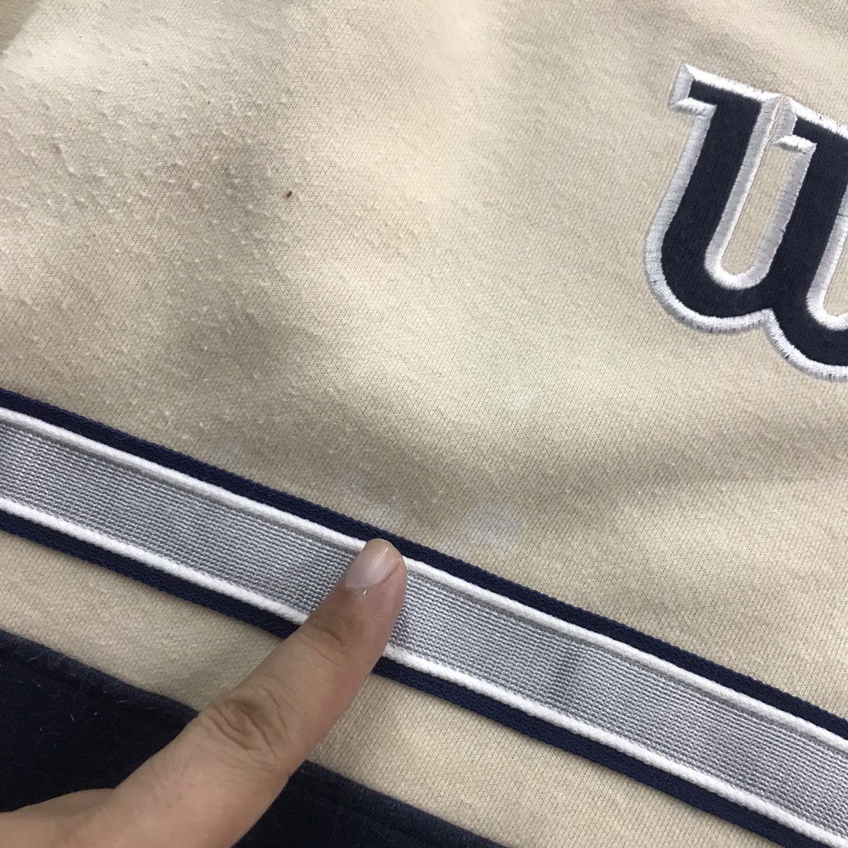 VINTAGE WILSON HOODIES EMBROIDERY LOGO