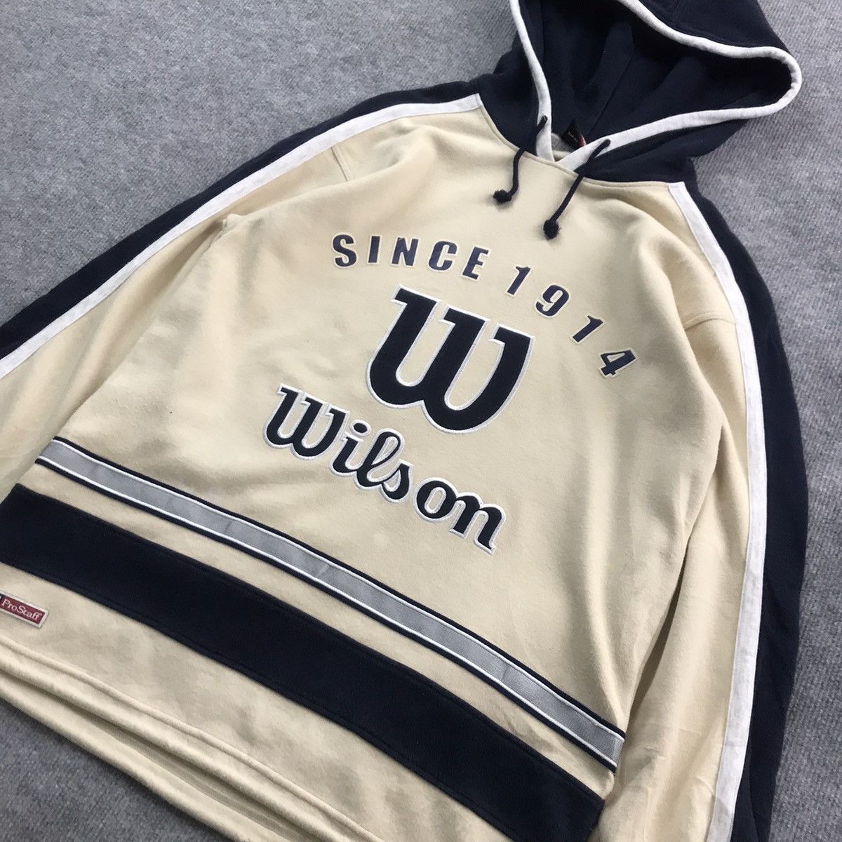 VINTAGE WILSON HOODIES EMBROIDERY LOGO