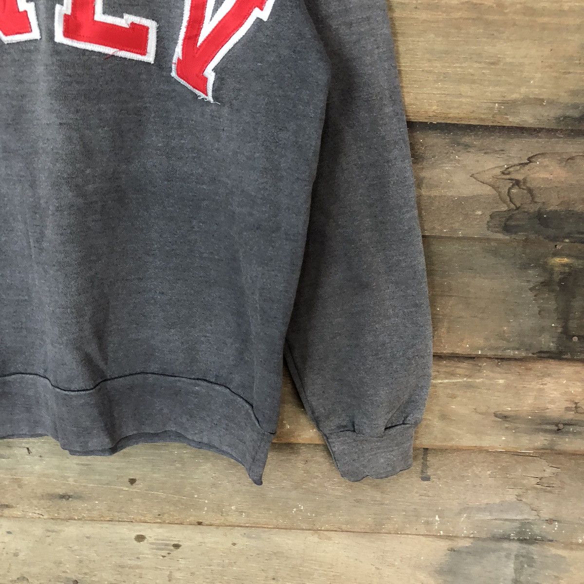 Vintage 90s UNLV Rebels Spell Out Sweatshirt faded vtg Grey #5509DL Size L / US 10 / IT 46 - 5 Thumbnail
