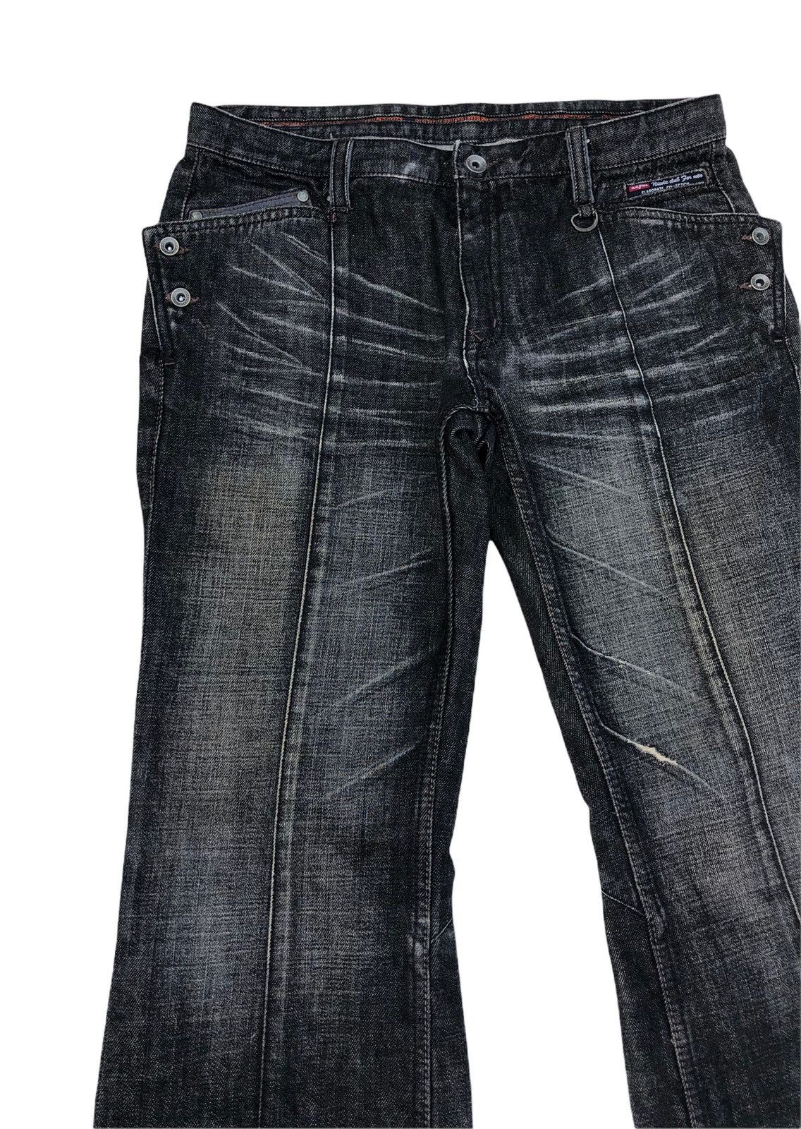Nicole Club Japanese Nicole For Men Flare Jeans Size US 32 / EU 48 - 5 Thumbnail
