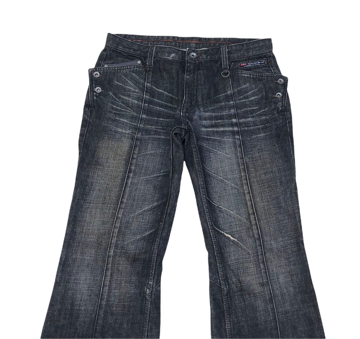 Nicole Club Japanese Nicole For Men Flare Jeans Size US 32 / EU 48 - 3 Thumbnail