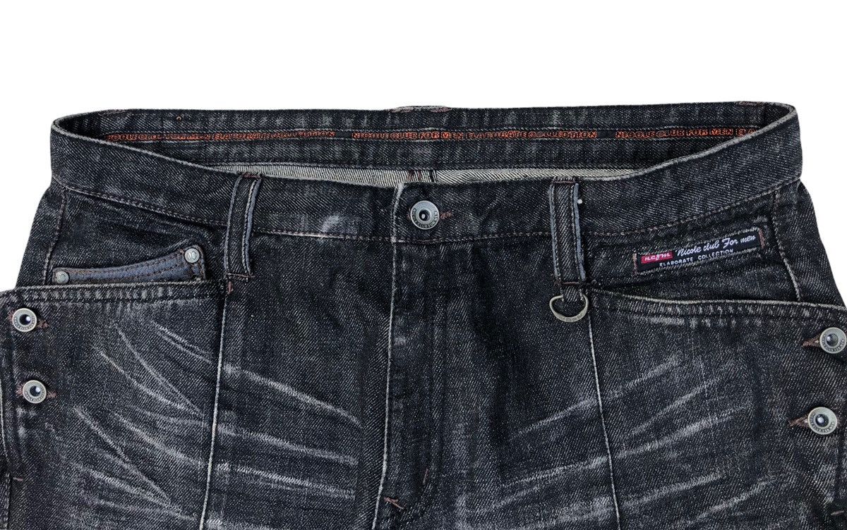 Nicole Club Japanese Nicole For Men Flare Jeans Size US 32 / EU 48 - 7 Thumbnail