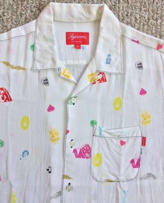 Supreme S/S 2019 Supreme Deep Space Rayon Shirt size small | Grailed