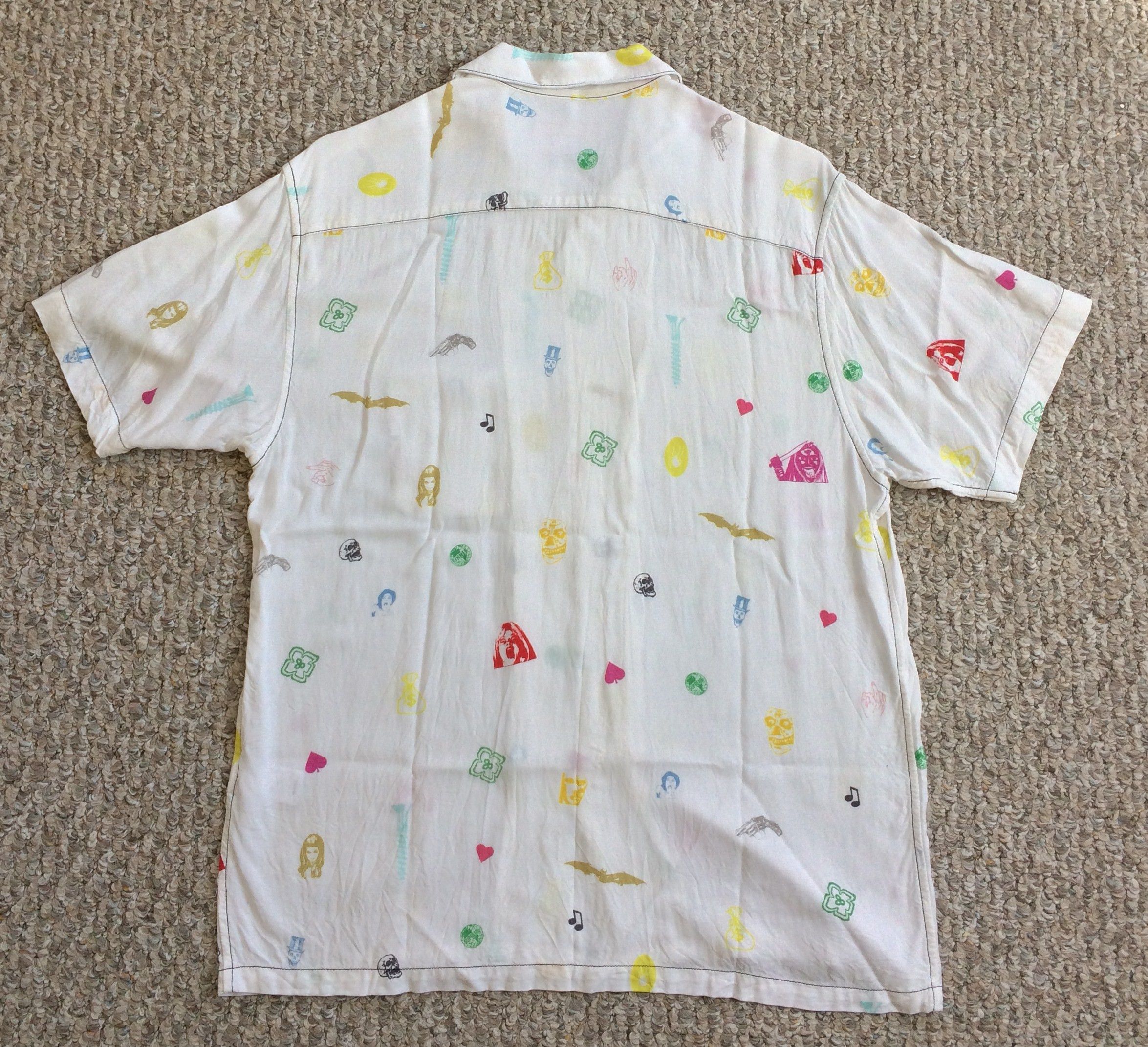 Supreme S/S 2019 Supreme Deep Space Rayon Shirt size small Size US S / EU 44-46 / 1 - 4 Thumbnail