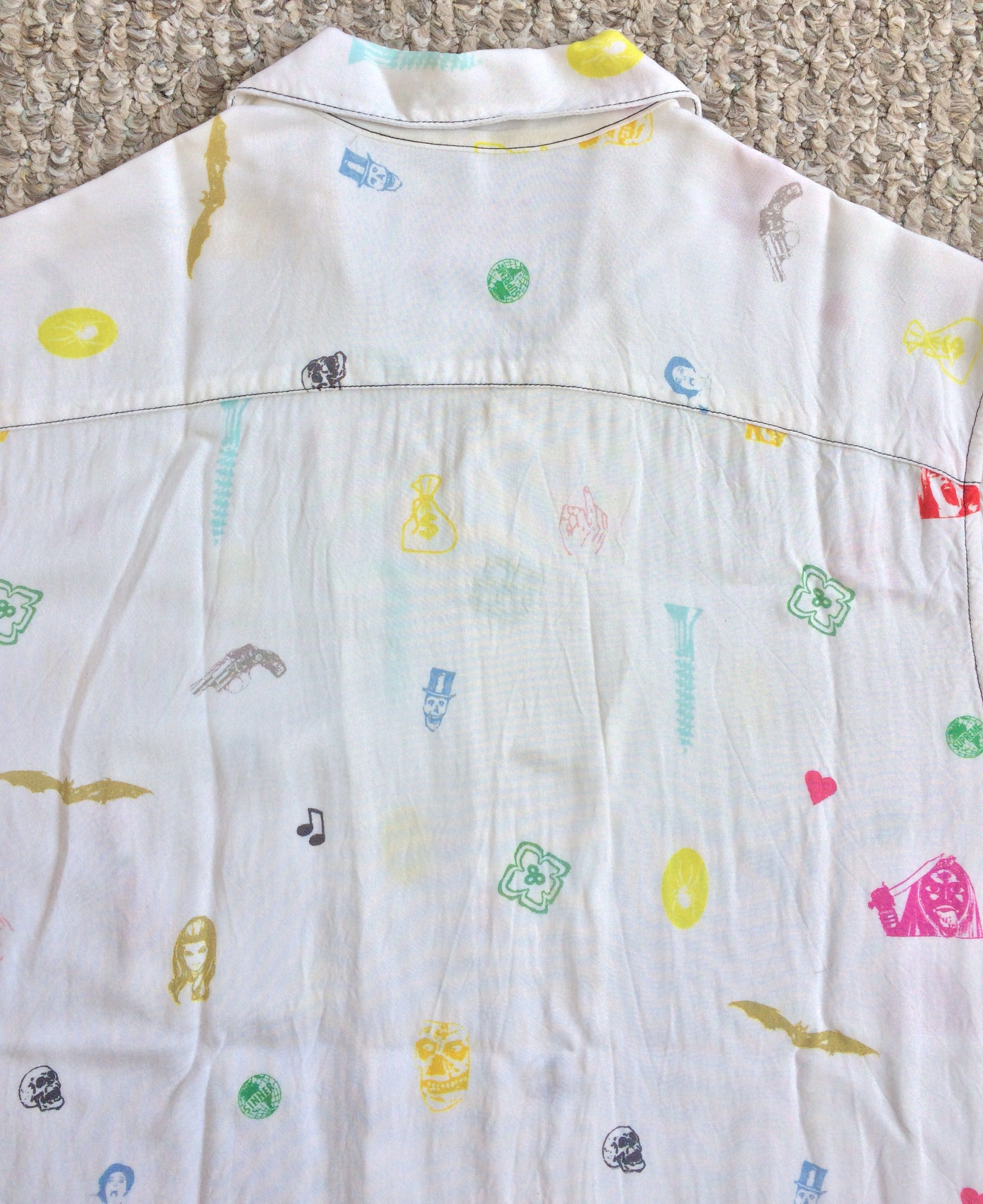 Supreme S/S 2019 Supreme Deep Space Rayon Shirt size small Size US S / EU 44-46 / 1 - 5 Thumbnail