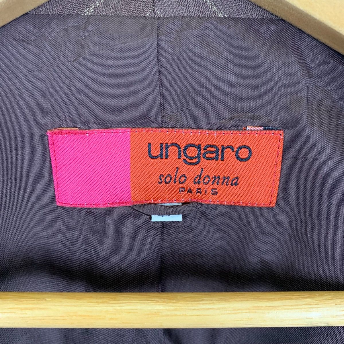 Designer × Vintage UNGARO Solo Donna Paris Fashion Designer Blazer Coat Jacket Size M / US 6-8 / IT 42-44 - 6 Thumbnail