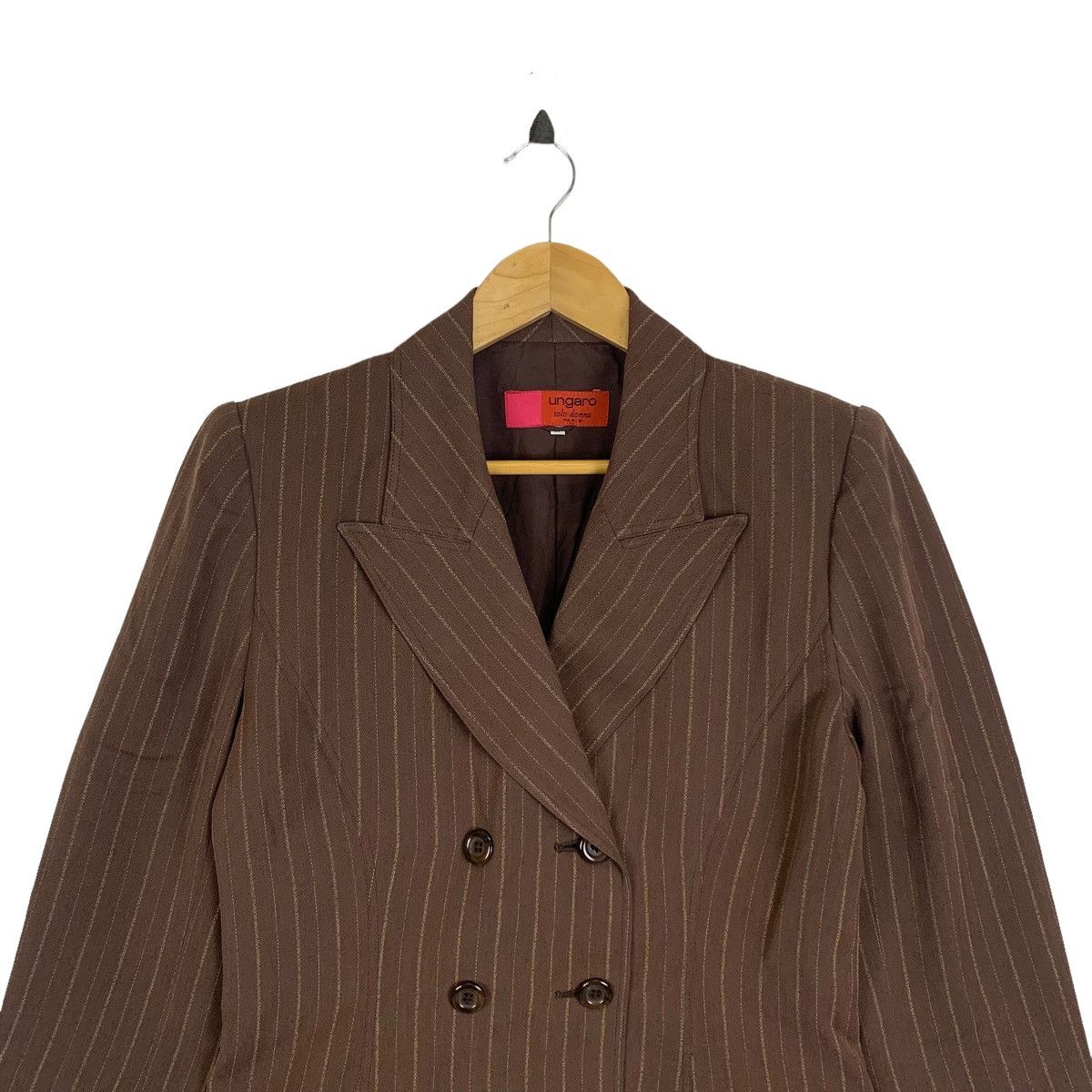 Designer × Vintage UNGARO Solo Donna Paris Fashion Designer Blazer Coat Jacket Size M / US 6-8 / IT 42-44 - 5 Thumbnail