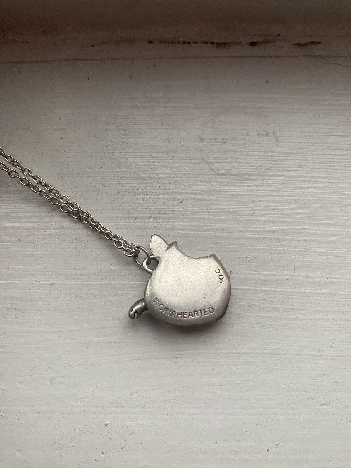 Online Ceramics Online Ceramics Worm Hearted Silver Chain Size ONE SIZE - 3 Thumbnail