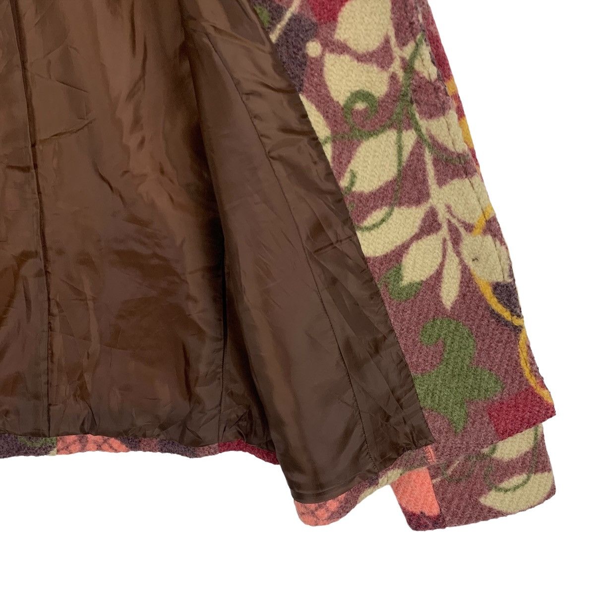 Japanese Brand RESPIGHI FEMME Japanese Brand Flower Design Wool Coat Jacket Size M / US 6-8 / IT 42-44 - 9 Thumbnail