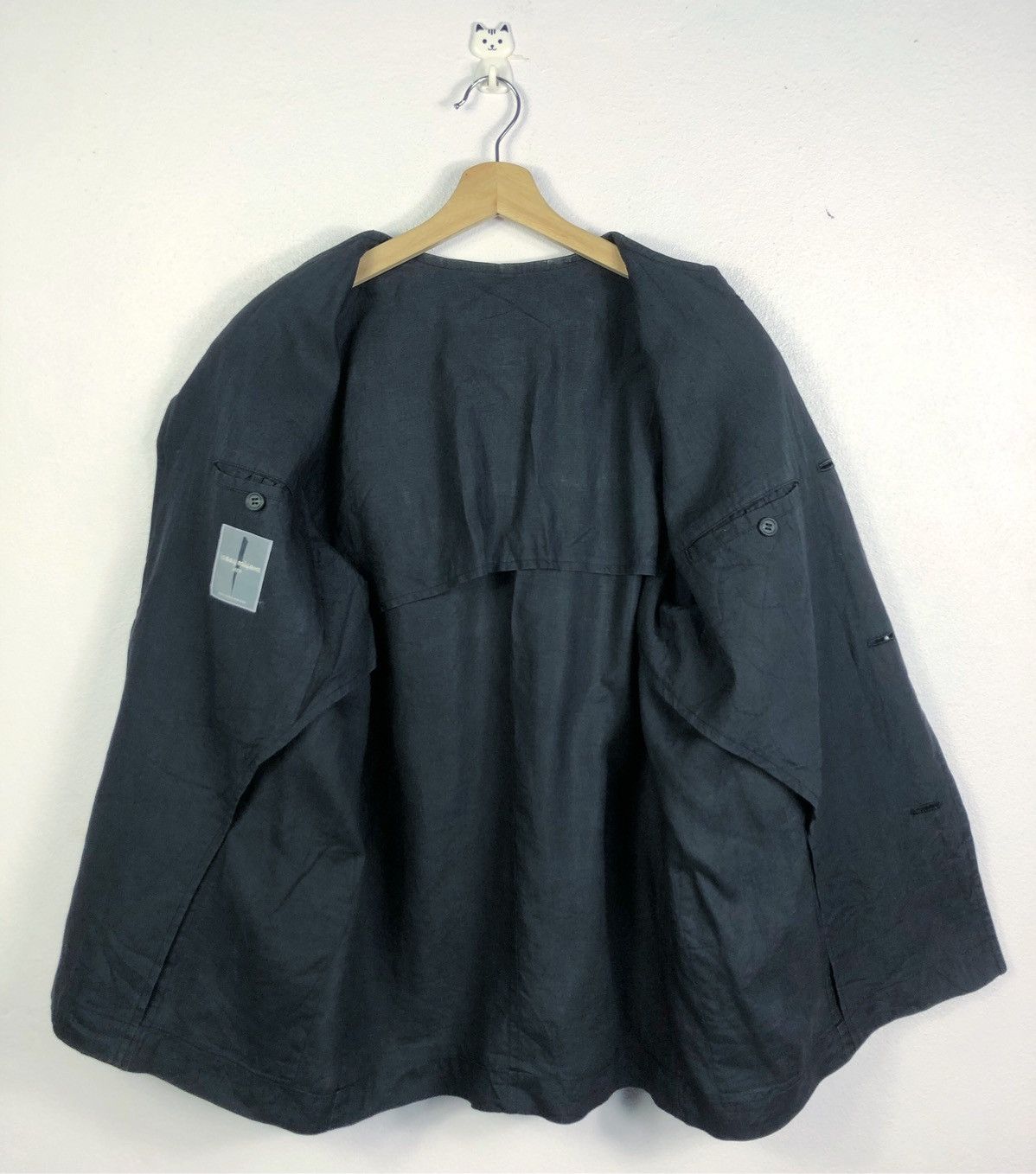 Issey Miyake Rare Vintage Issey Miyake Men Button Light Jacket Size US M / EU 48-50 / 2 - 9 Thumbnail