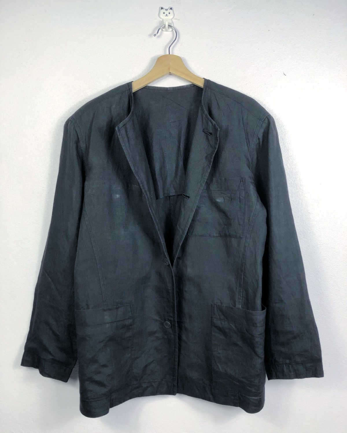 Issey Miyake Rare Vintage Issey Miyake Men Button Light Jacket Size US M / EU 48-50 / 2 - 1 Thumbnail
