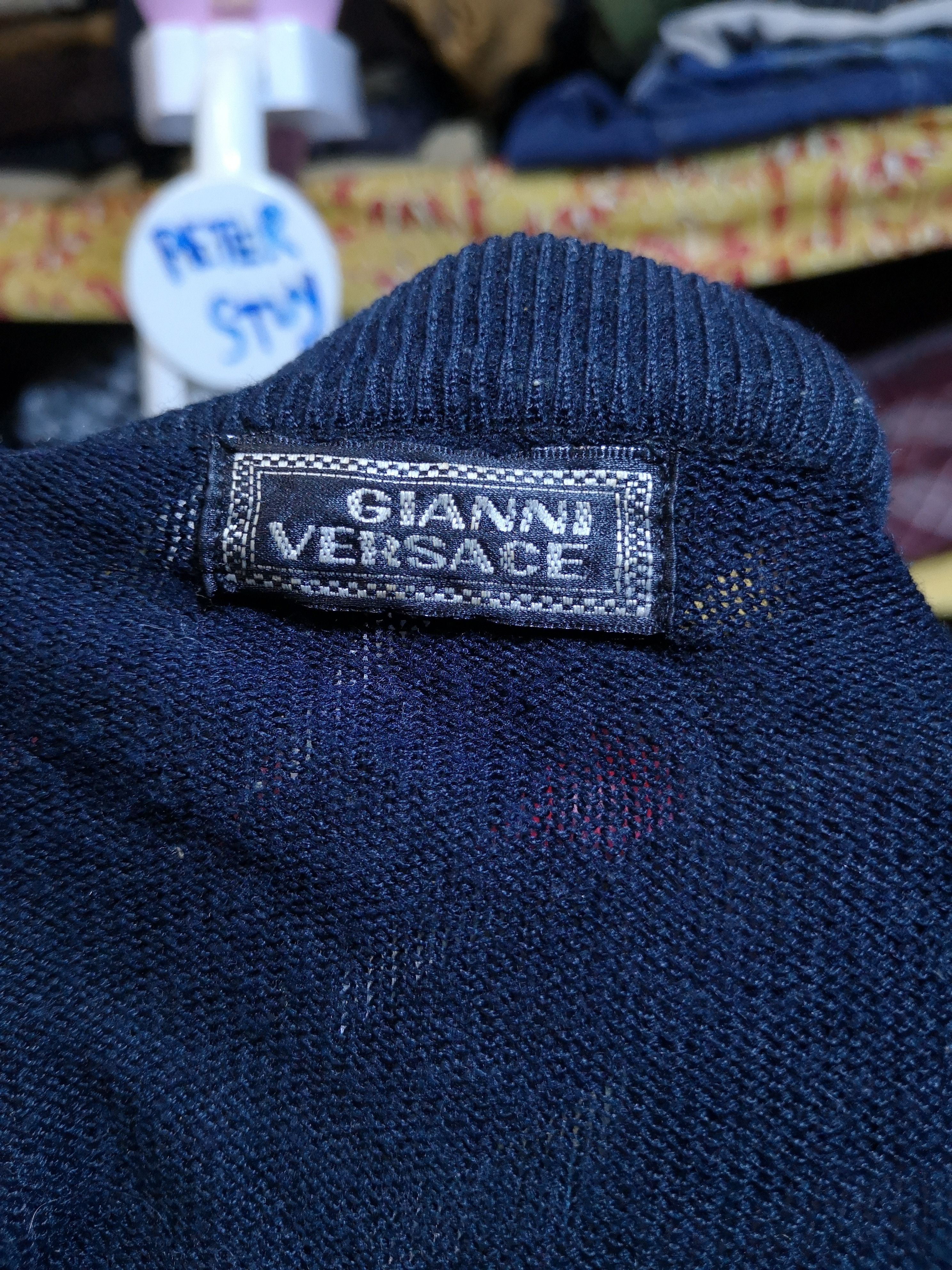 Designer × Versace Jeans Couture Spring Knitewear Big Logo by Gianni Versace Size US M / EU 48-50 / 2 - 4 Thumbnail