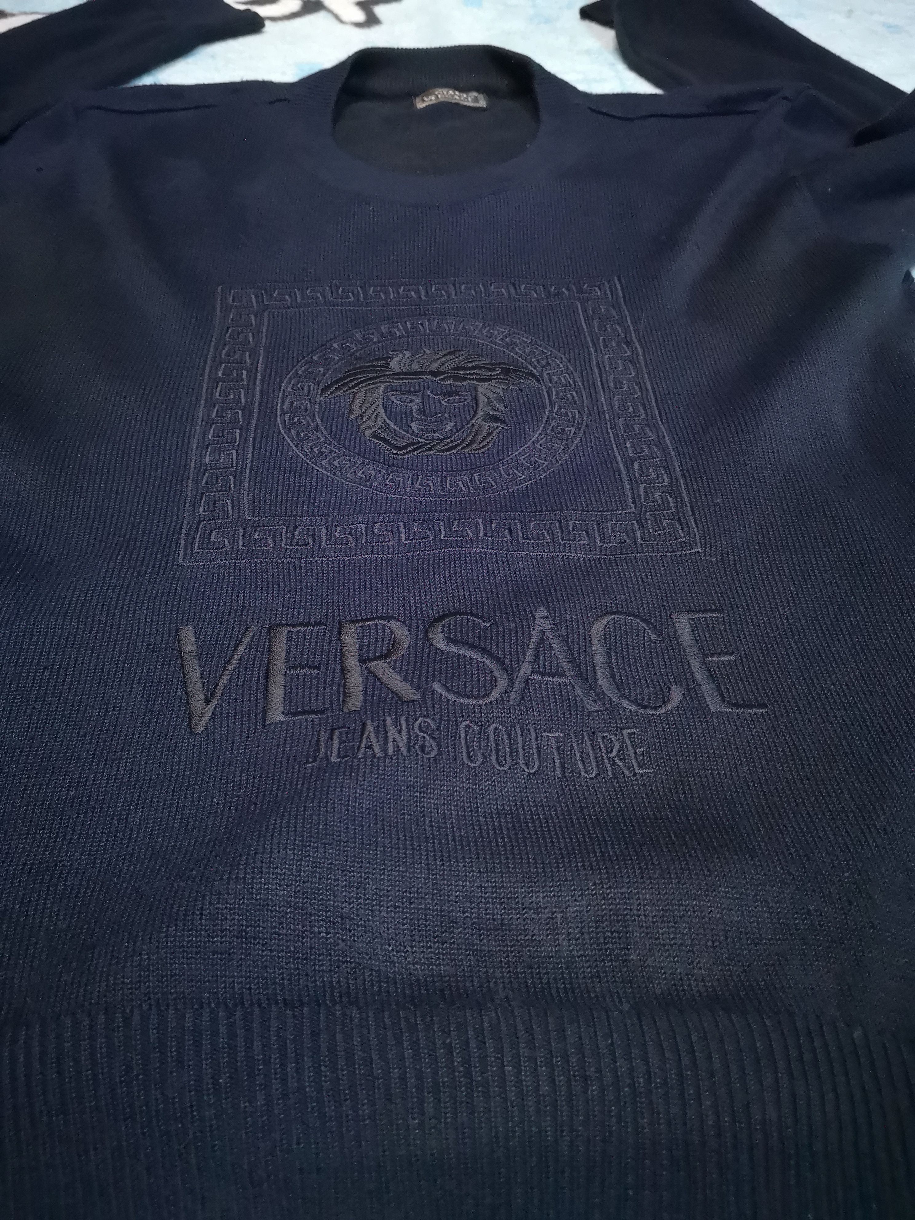 Versace Jeans Couture Spring Knitewear Big Logo by Gianni Versace Size US M / EU 48-50 / 2 - 1 Preview