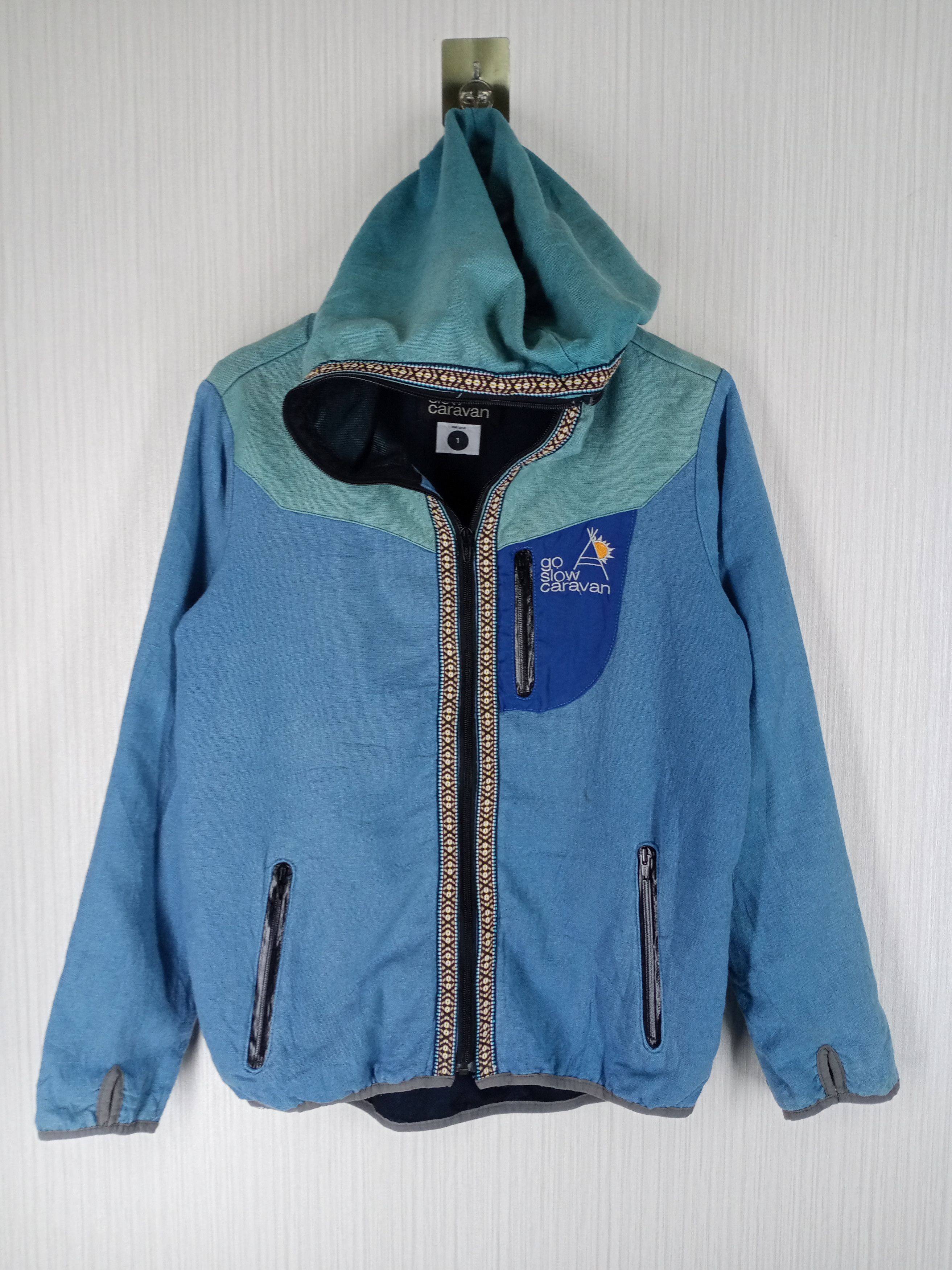 go slow caravan Super Rare!! Go Slow Caravan Full Zip Hoodie Size US M / EU 48-50 / 2 - 2 Thumbnail