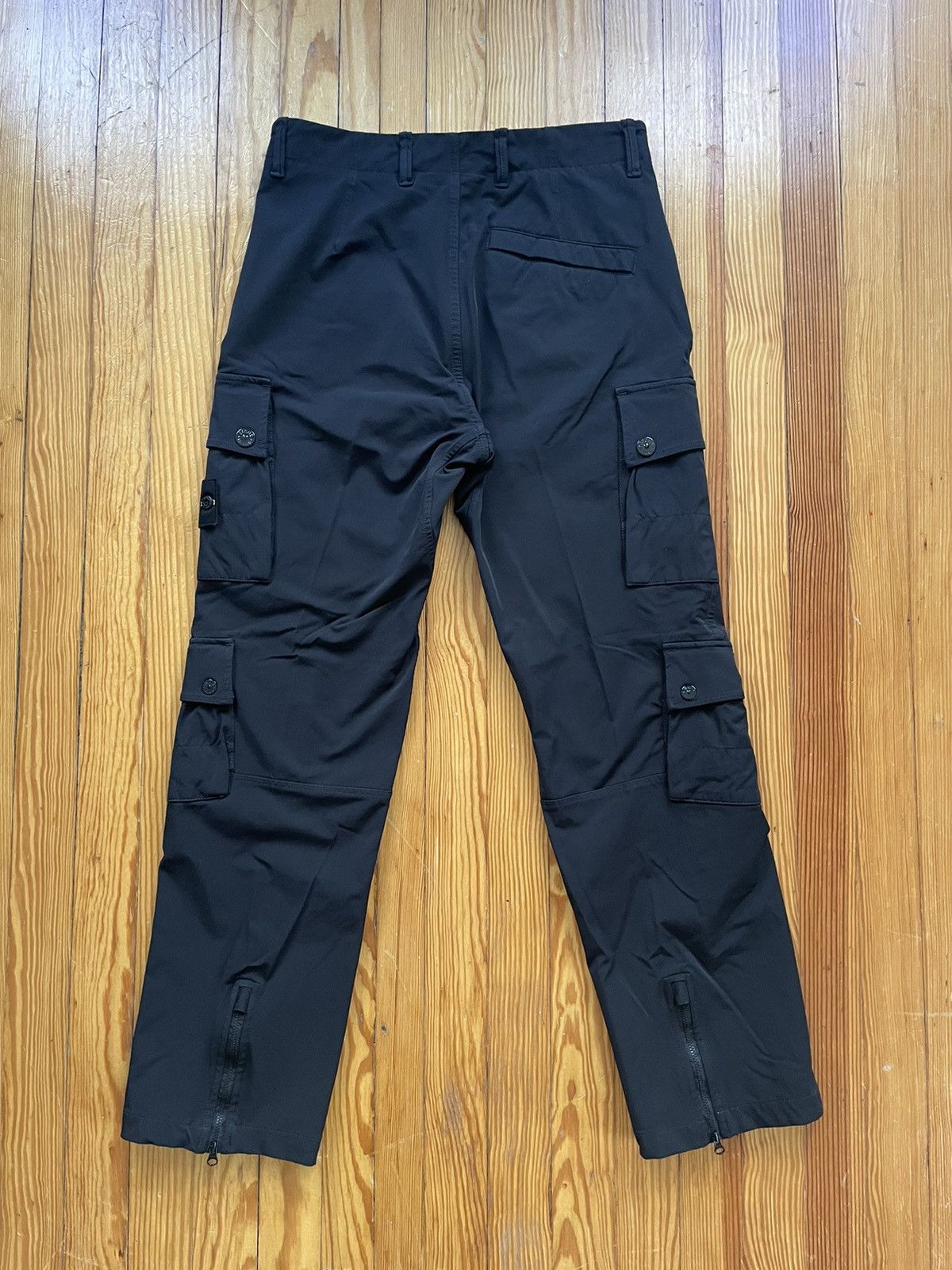 Stone Island Stone Island Multi Pocket Tech Cargo Pants Black Size US 30 / EU 46 - 2 Thumbnail