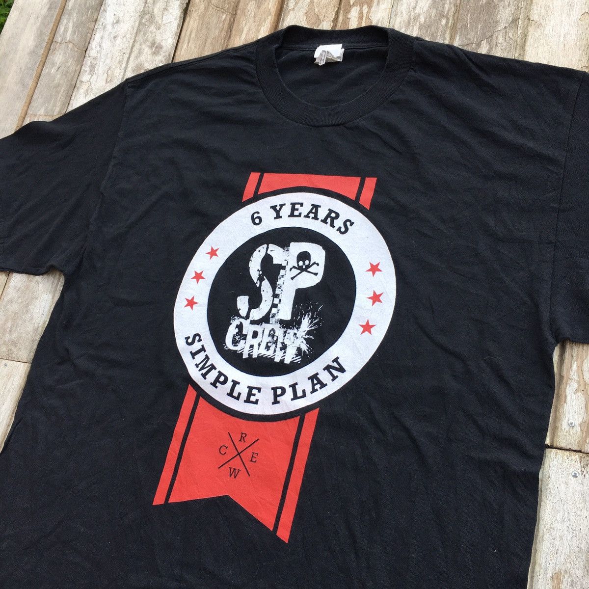 Band Tees Vintage Simple Plan Crew 6 Years PUNK ERD GRUNGE BAND TEE Size US L / EU 52-54 / 3 - 2 Thumbnail