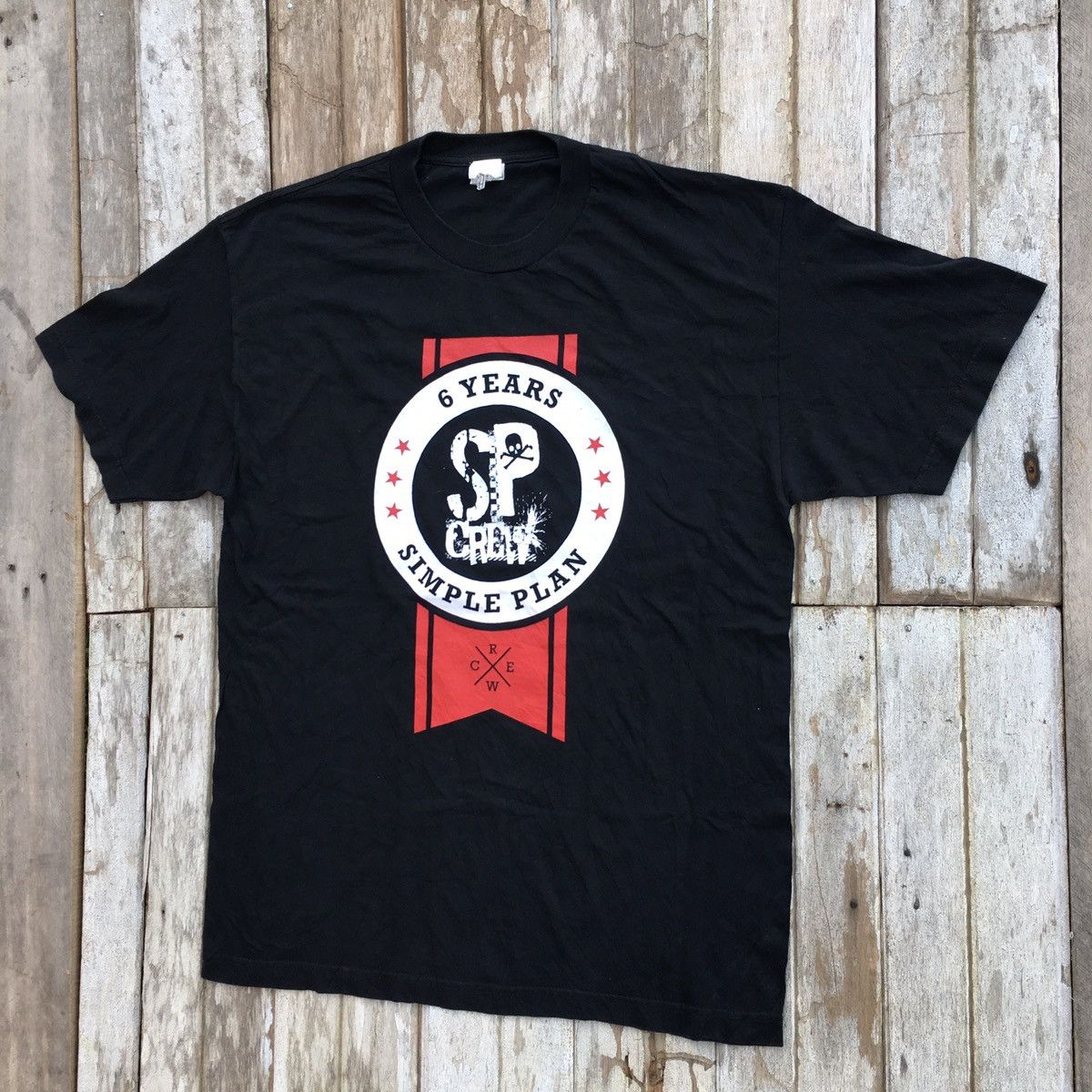 Band Tees Vintage Simple Plan Crew 6 Years PUNK ERD GRUNGE BAND TEE Size US L / EU 52-54 / 3 - 1 Thumbnail