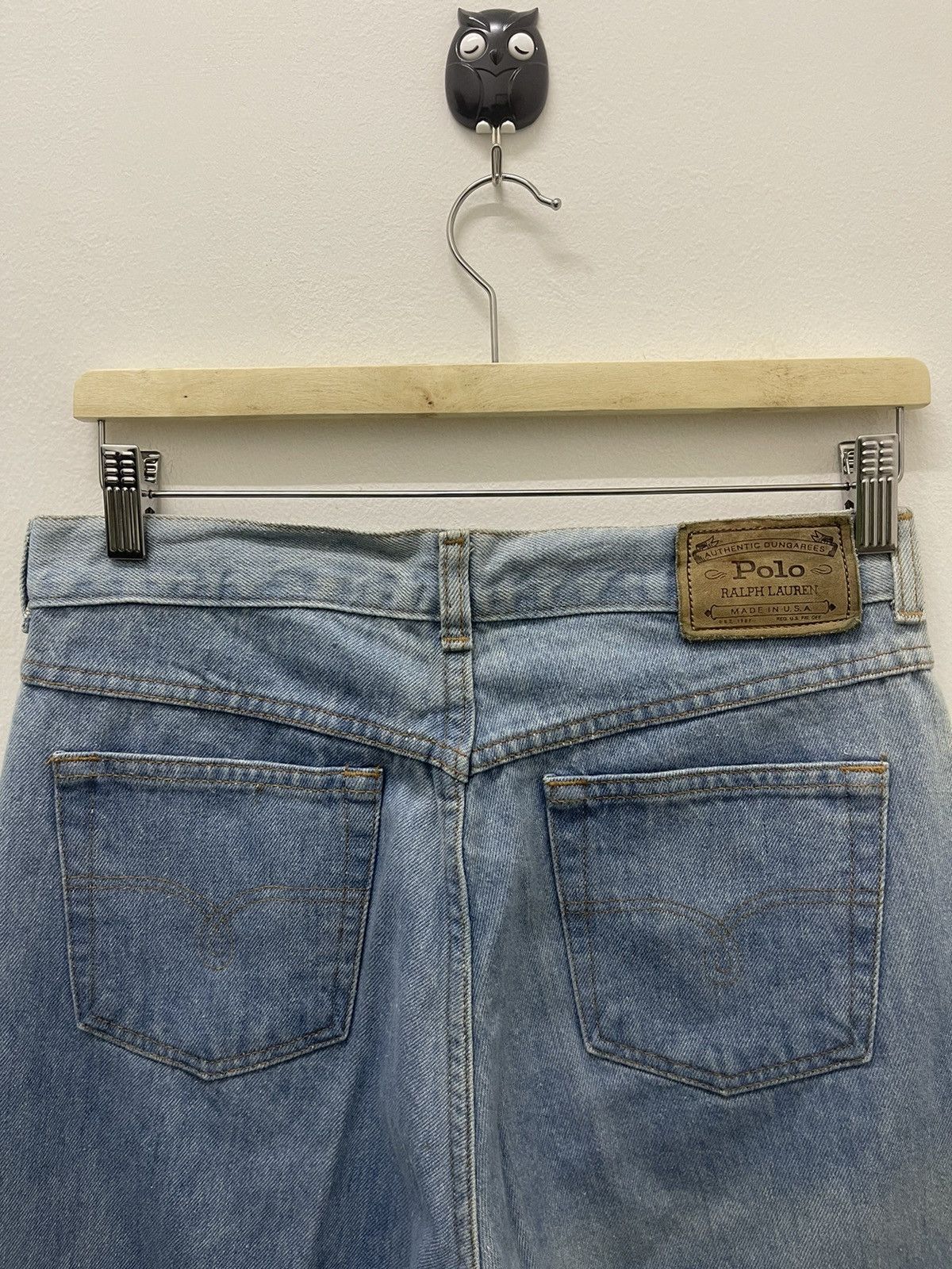 Polo Ralph Lauren Rare Vintage POLO RALPH LAUREN Made In USA Denim Jeans Size US 29 - 2 Thumbnail