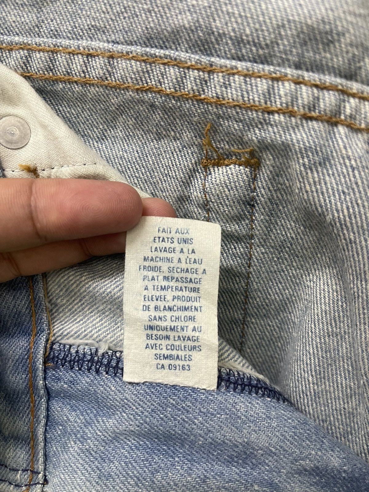 Polo Ralph Lauren Rare Vintage POLO RALPH LAUREN Made In USA Denim Jeans Size US 29 - 8 Thumbnail
