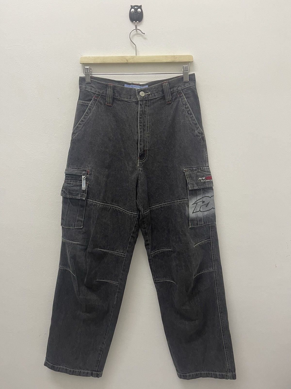 Japanese Brand Rare Vintage PJ’S SURF Baggy Cargo Denim Pant Size US 29 - 1 Thumbnail