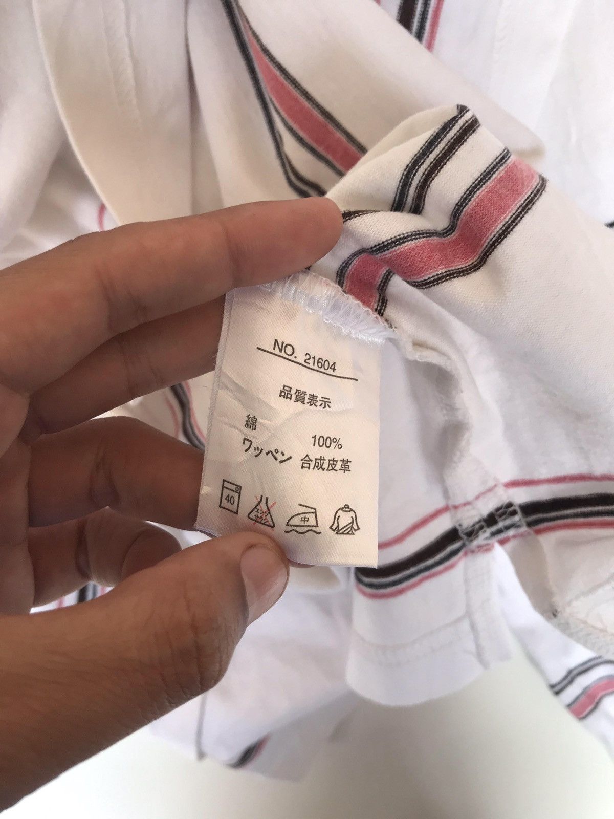 Kansai Yamamoto Vintage kansai yamamoto striped polo tshirt XL Size Size US XL / EU 56 / 4 - 5 Thumbnail