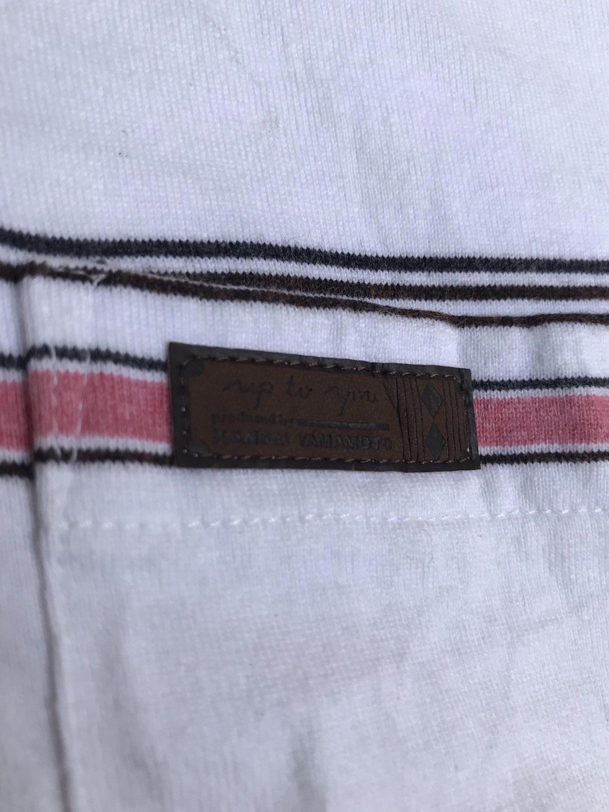 Kansai Yamamoto Vintage kansai yamamoto striped polo tshirt XL Size Size US XL / EU 56 / 4 - 4 Thumbnail