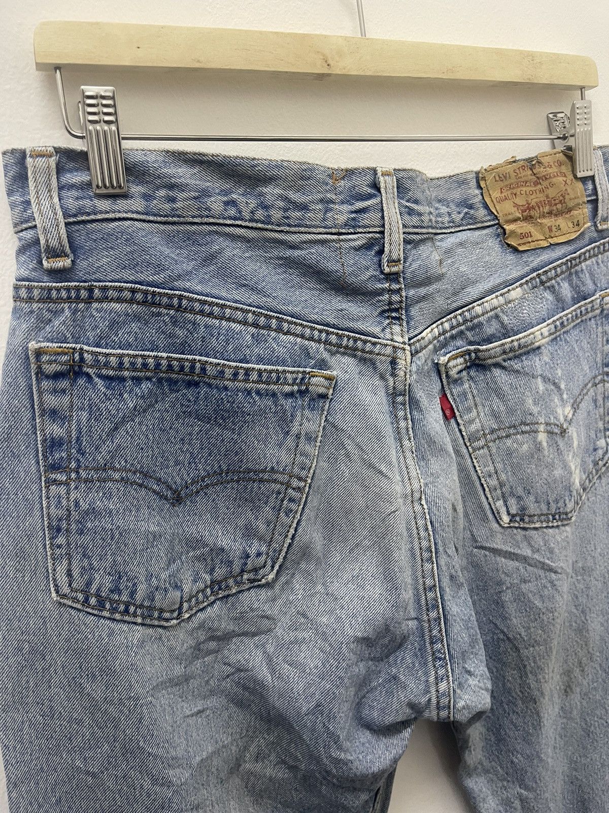 Levi's Vintage Clothing Rare Vintage 501 LEVIS X BELLA DAHL American Made Jeans Size US 34 / EU 50 - 6 Thumbnail