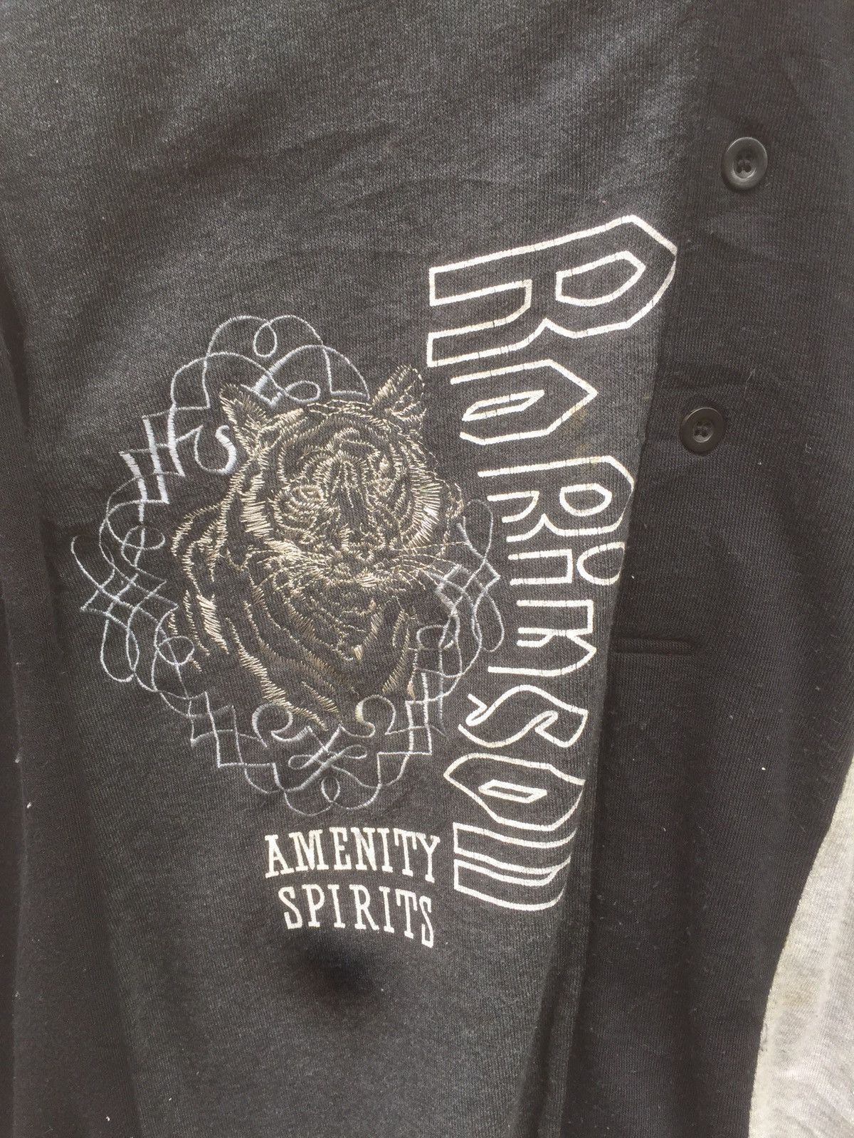 Japanese Brand Rare Vintage Embroidered Robinson half button Size US S / EU 44-46 / 1 - 4 Thumbnail