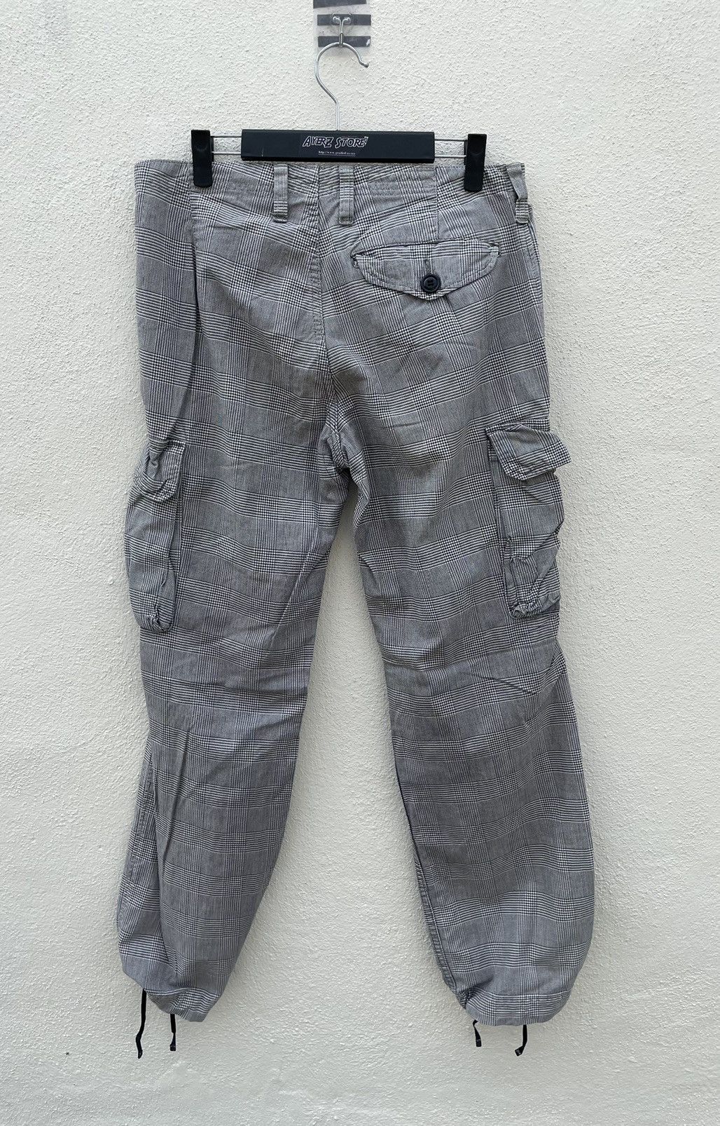 If Six Was Nine Spellbound Cargo Checker Pants Made In Japan Size US 33 - 8 Thumbnail