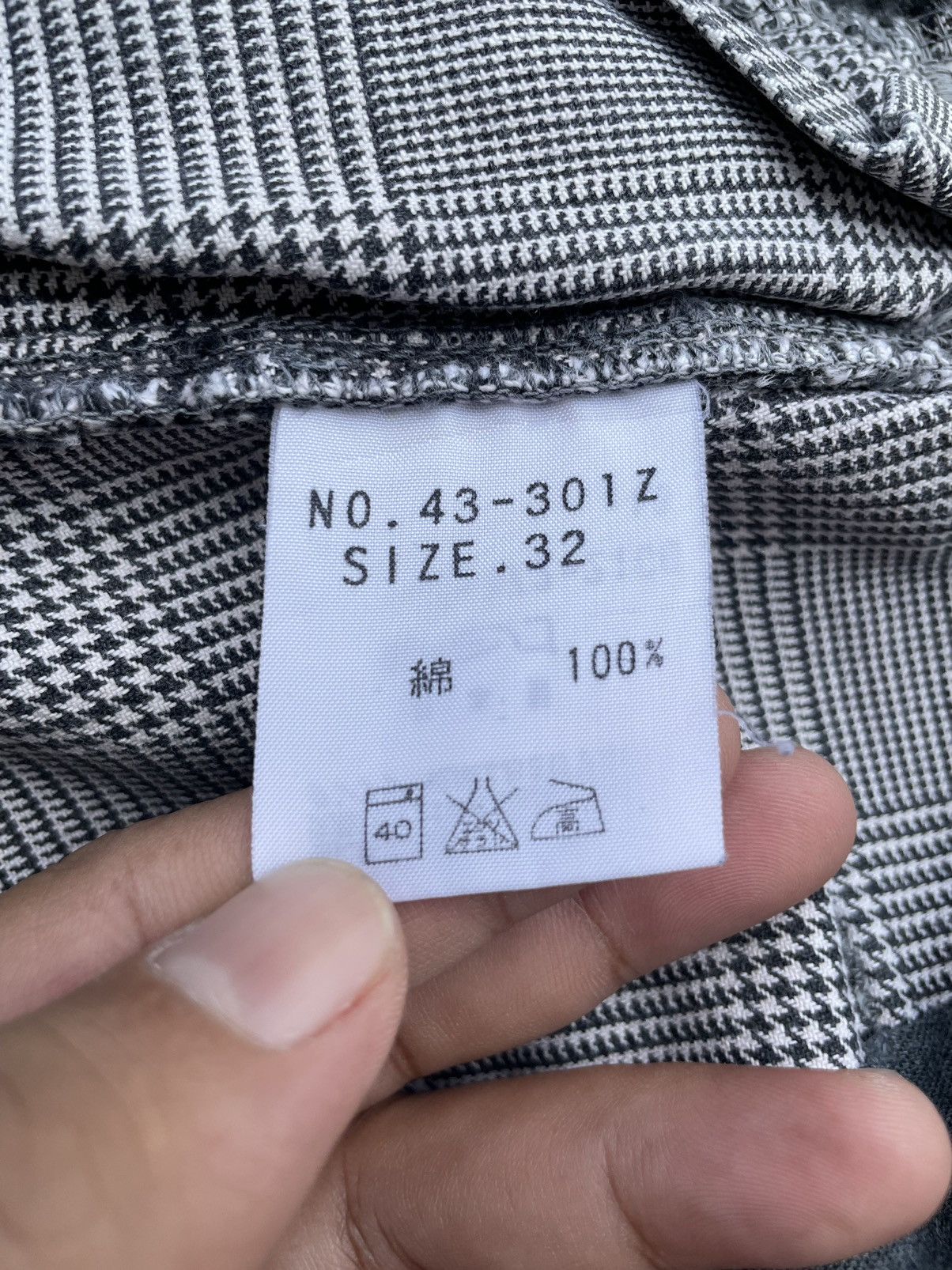 If Six Was Nine Spellbound Cargo Checker Pants Made In Japan Size US 33 - 12 Thumbnail