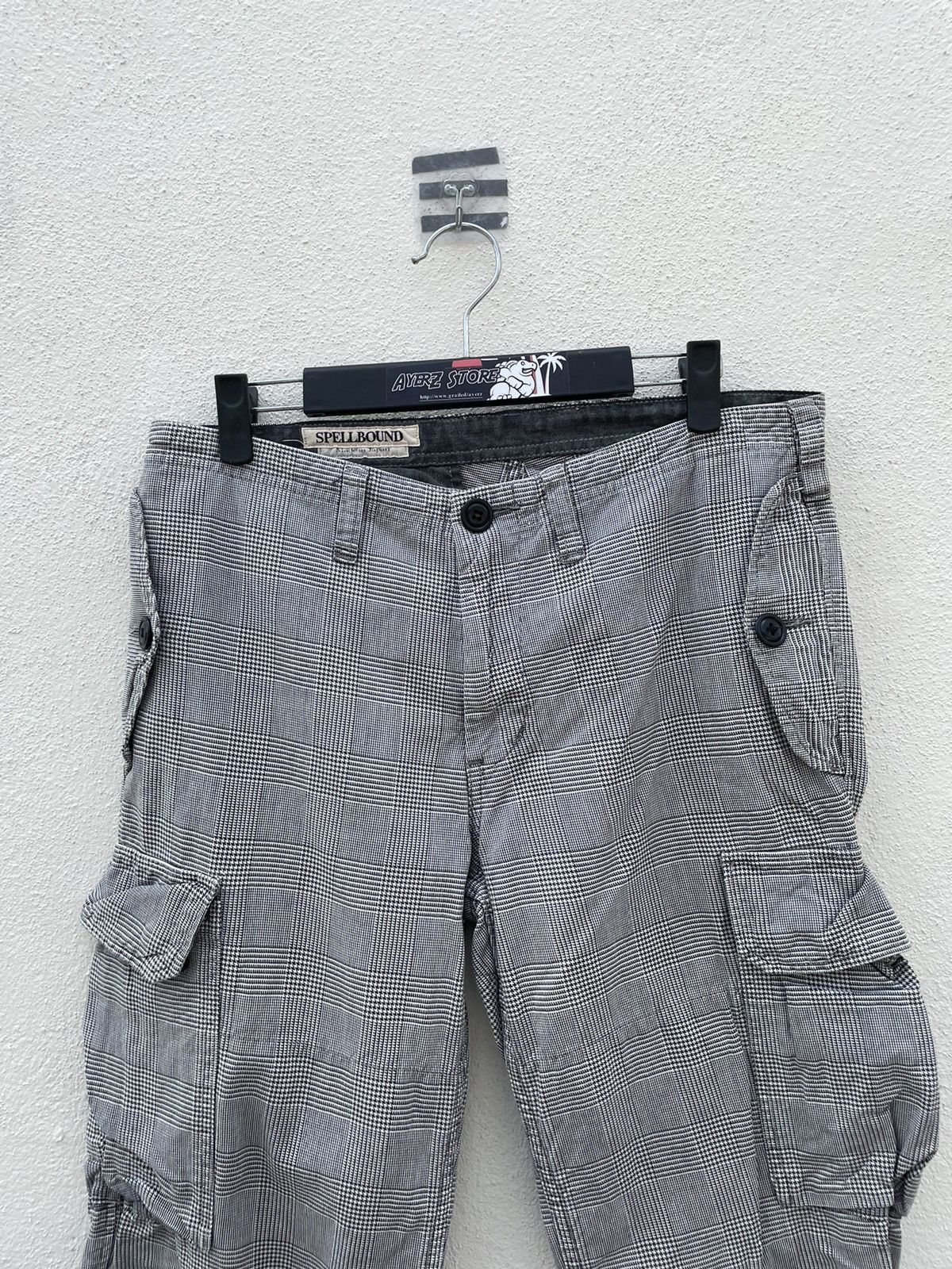 If Six Was Nine Spellbound Cargo Checker Pants Made In Japan Size US 33 - 3 Thumbnail