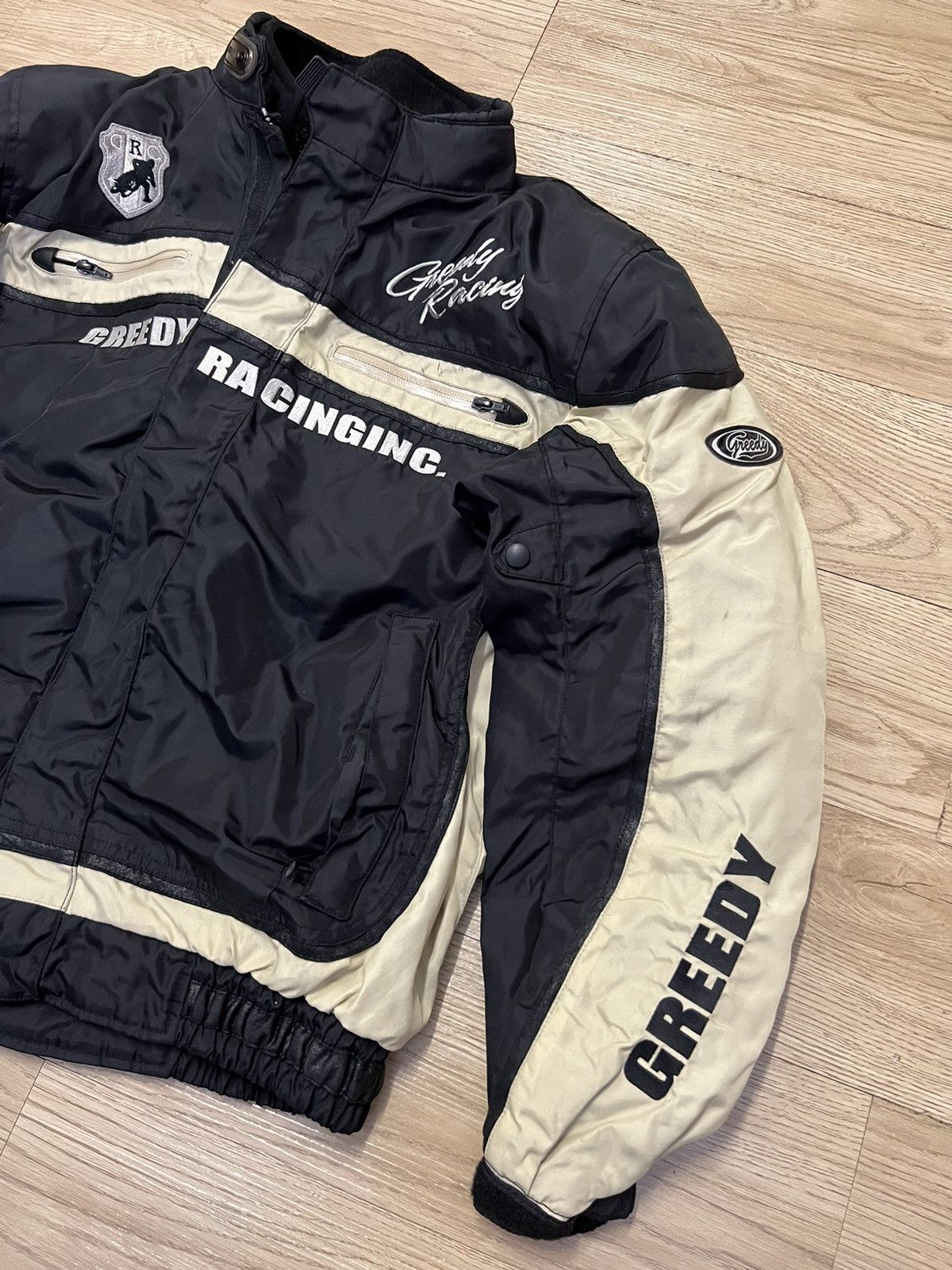 Japanese Brand × Sports Specialties Greedy Racing Motorsports Jacket Size US XL / EU 56 / 4 - 5 Thumbnail