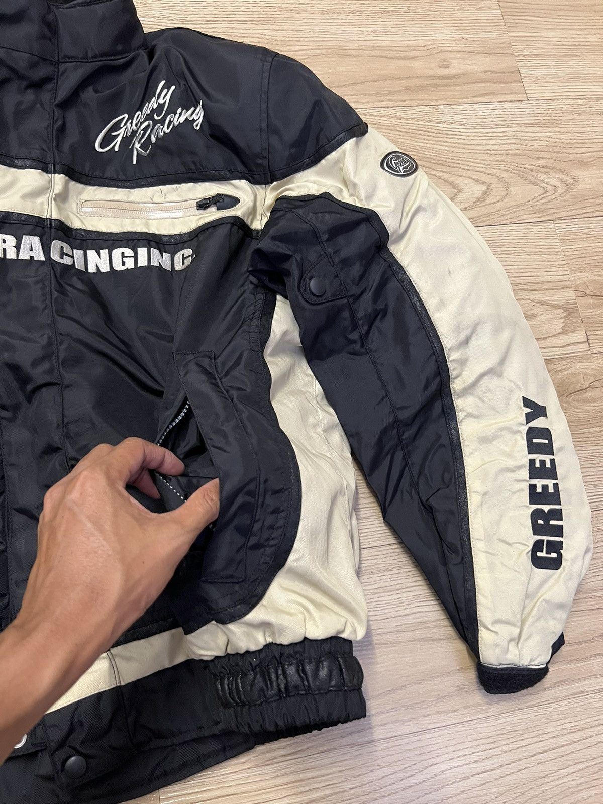 Japanese Brand × Sports Specialties Greedy Racing Motorsports Jacket Size US XL / EU 56 / 4 - 7 Thumbnail