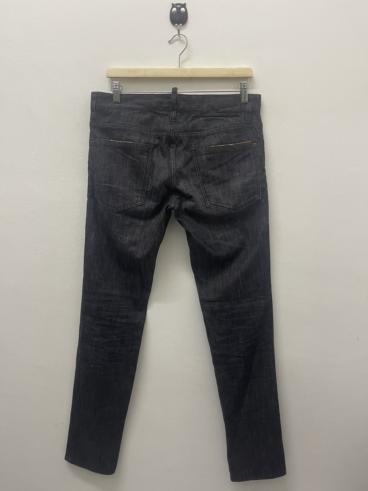 image of Vintage Dsquared2 Made In Italy Distressed Denim in Black, Men's (Size 32)