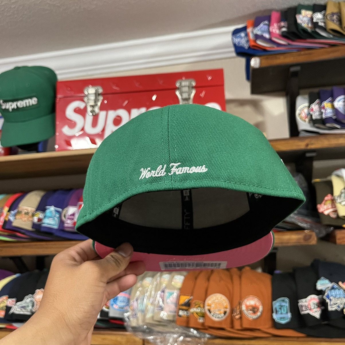 Hat Club × New Era × Supreme Supreme new era exclusive fitted Size ONE SIZE - 4 Thumbnail