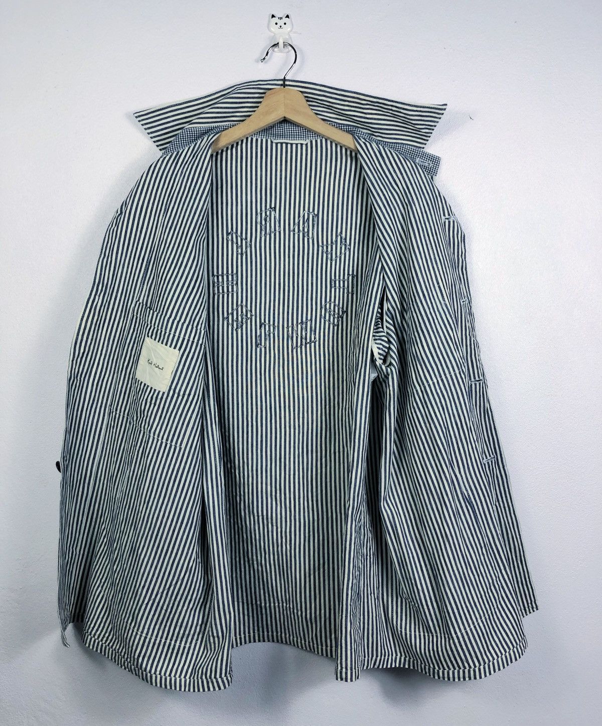 Karl Helmut Rare Vintage Karl Helmut Stripes Embroidered Light Jacket Size US L / EU 52-54 / 3 - 10 Thumbnail