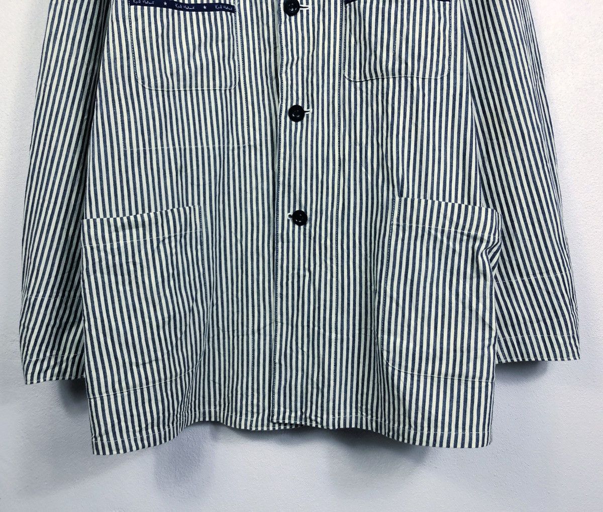 Karl Helmut Rare Vintage Karl Helmut Stripes Embroidered Light Jacket Size US L / EU 52-54 / 3 - 6 Thumbnail
