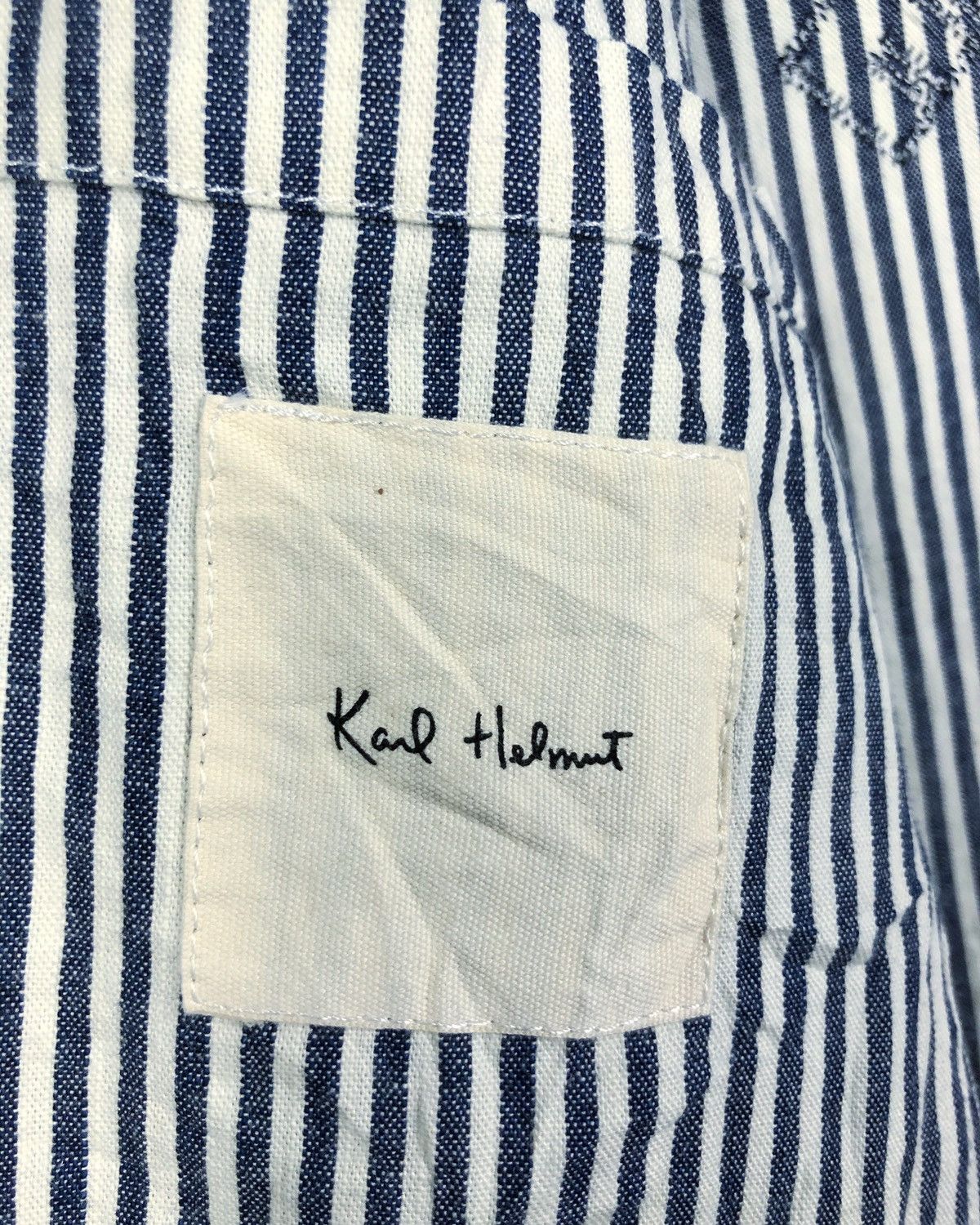 Karl Helmut Rare Vintage Karl Helmut Stripes Embroidered Light Jacket Size US L / EU 52-54 / 3 - 11 Thumbnail
