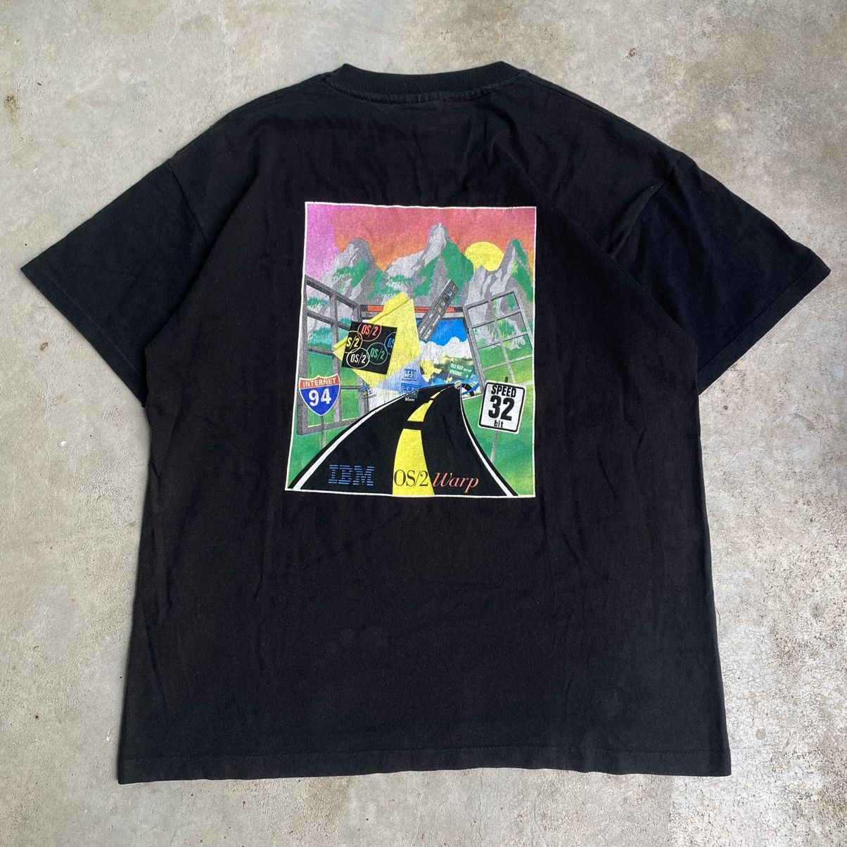 Anvil Vintage IBM Windows OS/2 Warp Shirt Apple tee AA0143 Size US L / EU 52-54 / 3 - 1 Thumbnail