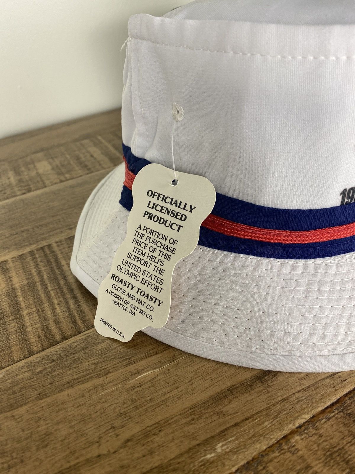 USA Olympics × Vintage Vintage Olympics Bucket Hat Size ONE SIZE - 4 Thumbnail