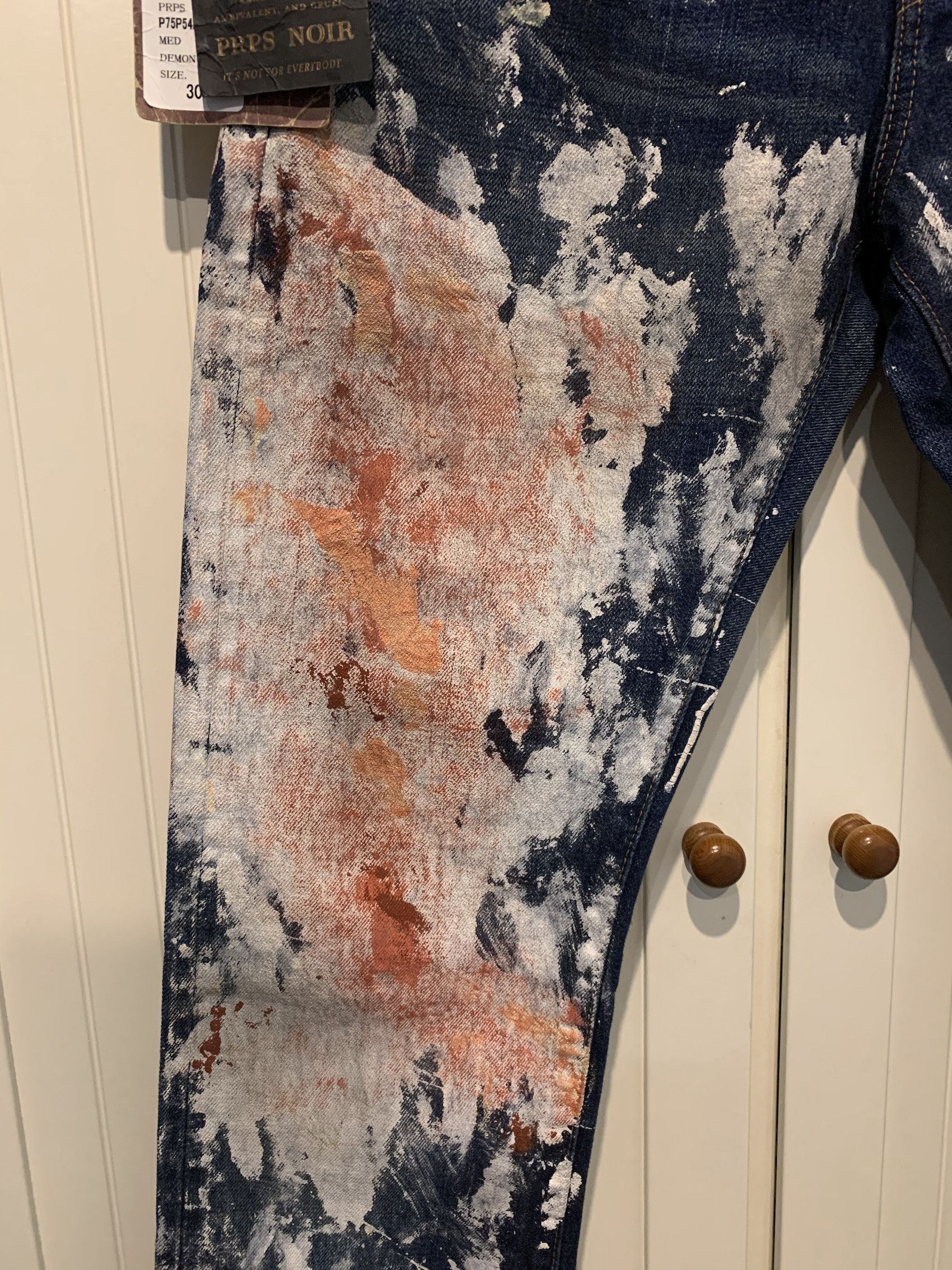 Prps SS'16 Jeans Demon Painted Denim Size US 30 / EU 46 - 5 Thumbnail