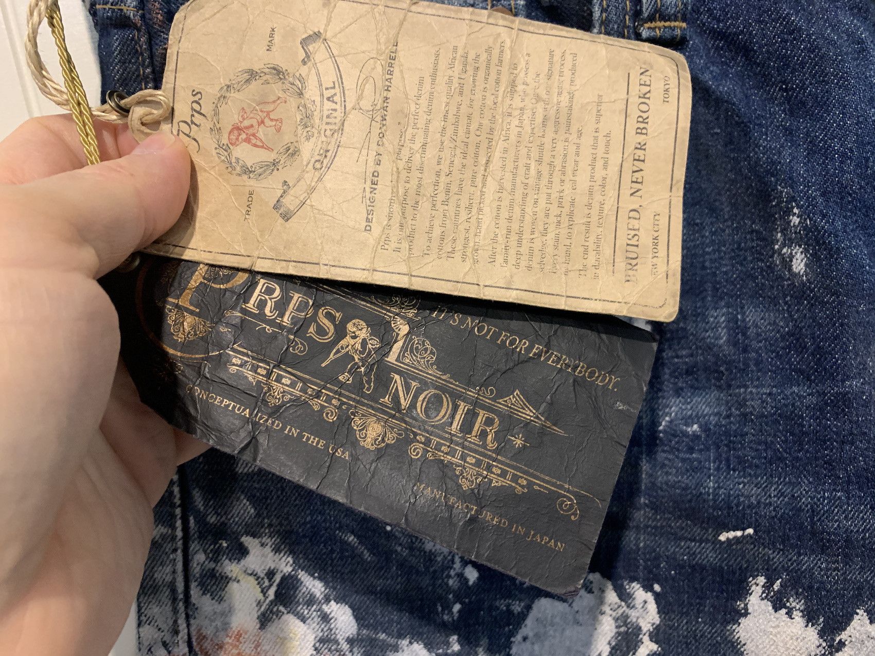 Prps SS'16 Jeans Demon Painted Denim Size US 30 / EU 46 - 10 Thumbnail