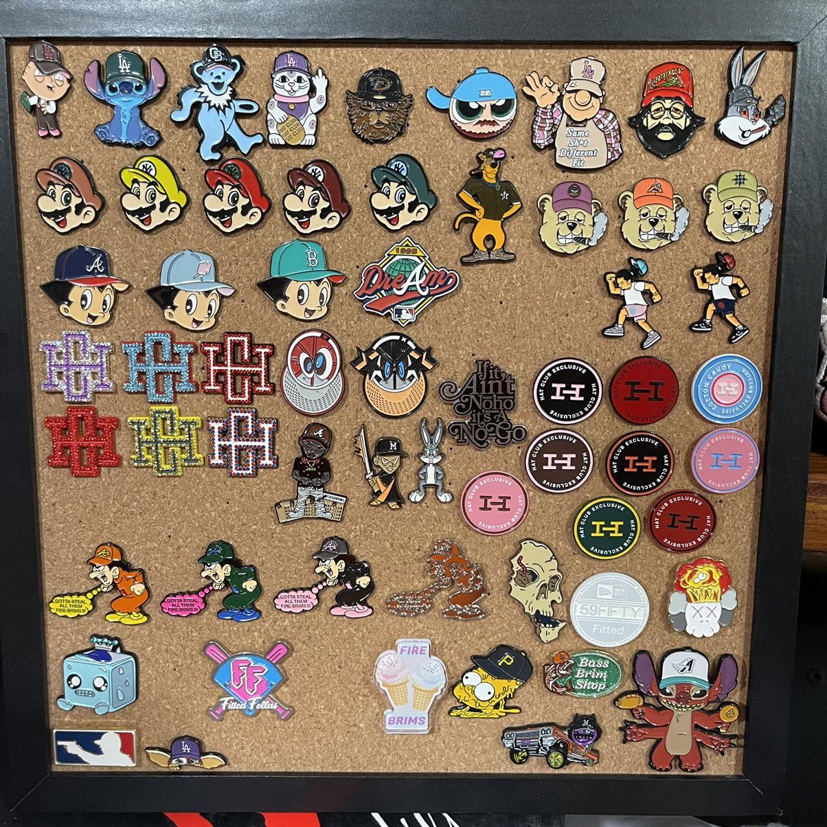 New era exclusive fitted pins