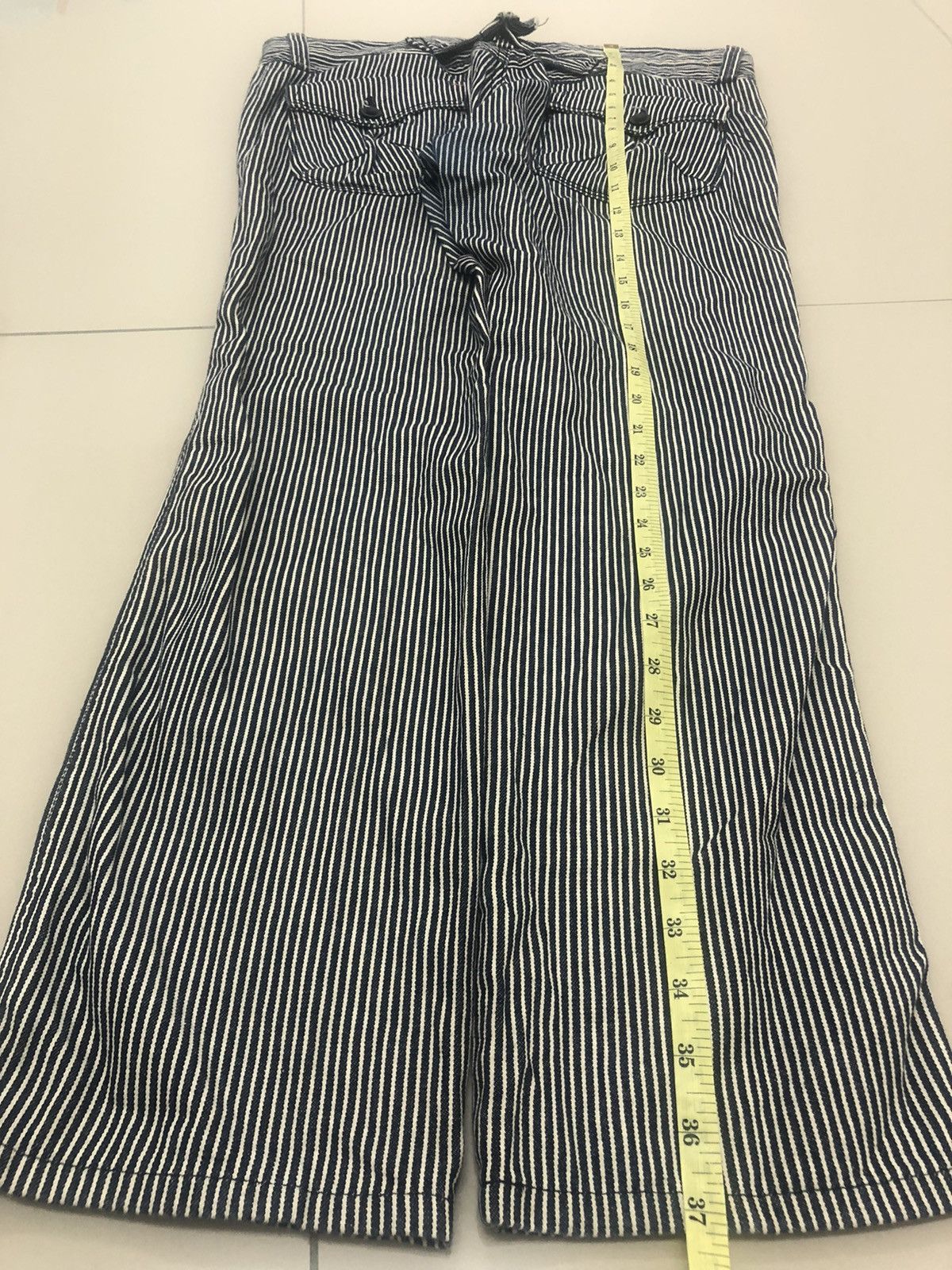 If Six Was Nine Rare Vintage ET BOITE Japan Buckle Back Striped Hickory Size US 34 / EU 50 - 10 Thumbnail