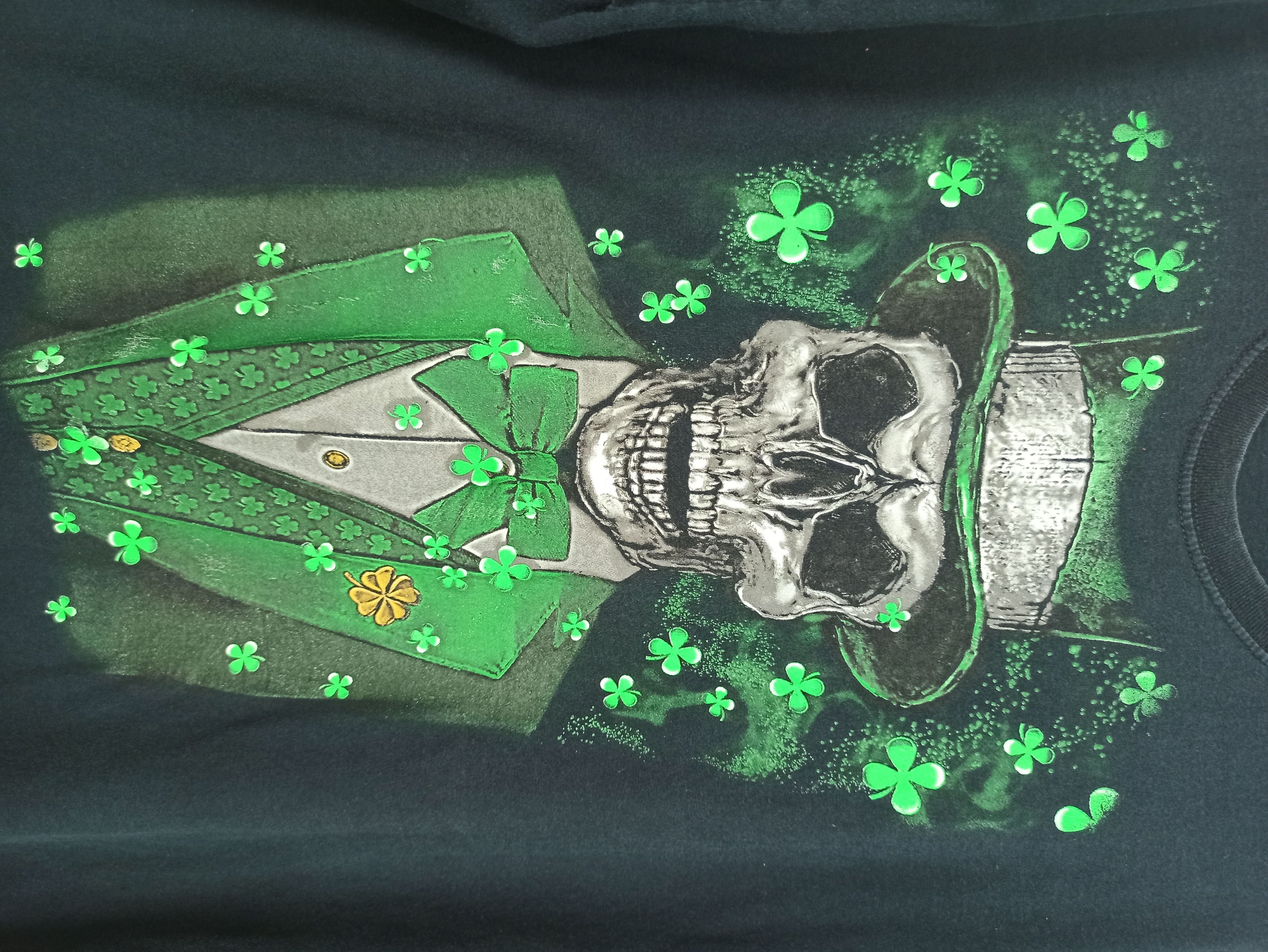 Fruit Of The Loom × Vintage 🔥Vintage🔥 Skulls T-shirt Fruit Of The Loom Size US XL / EU 56 / 4 - 2 Thumbnail