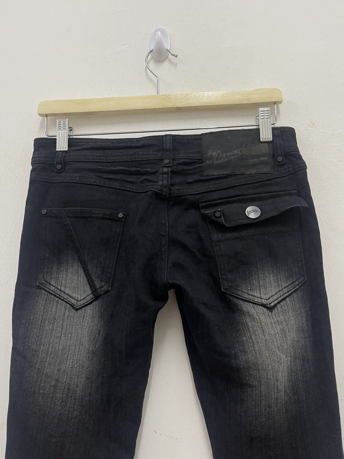 Japanese Brand Rare Vintage HEAVEN AND EARTH Thrashed LGB Hysteric Style Size US 29 - 11 Thumbnail