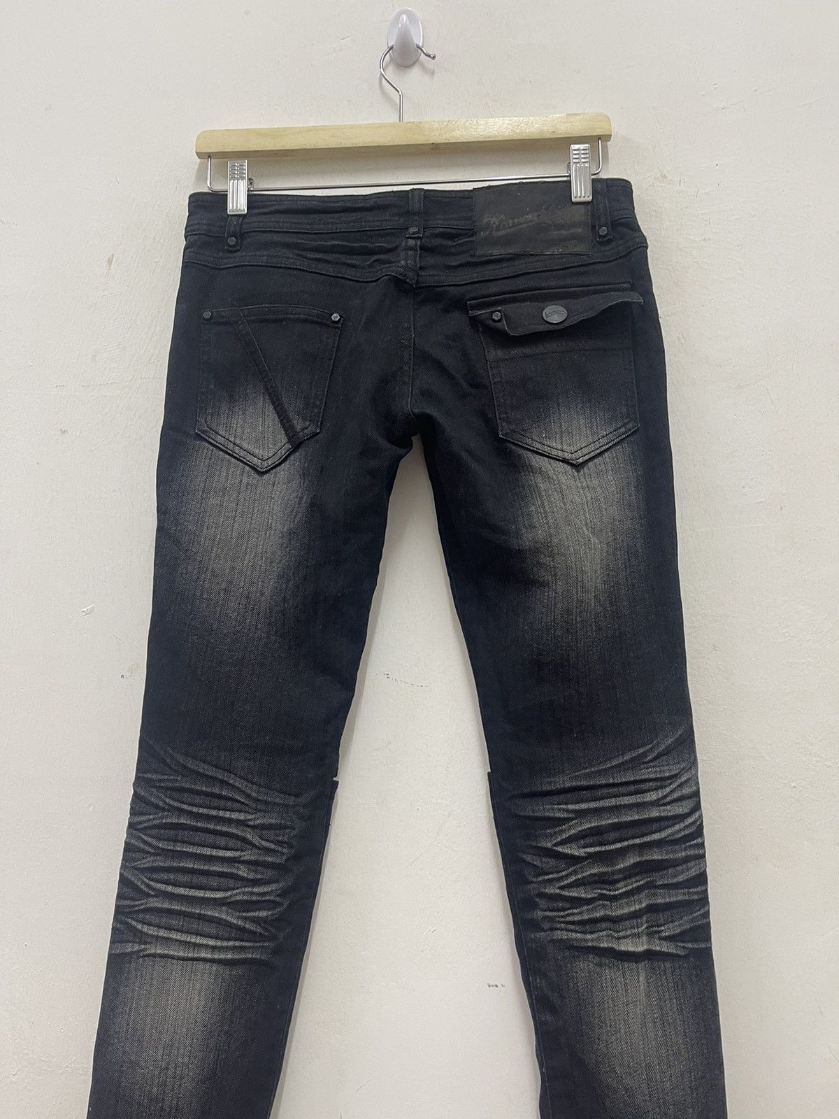 Japanese Brand Rare Vintage HEAVEN AND EARTH Thrashed LGB Hysteric Style Size US 29 - 10 Thumbnail