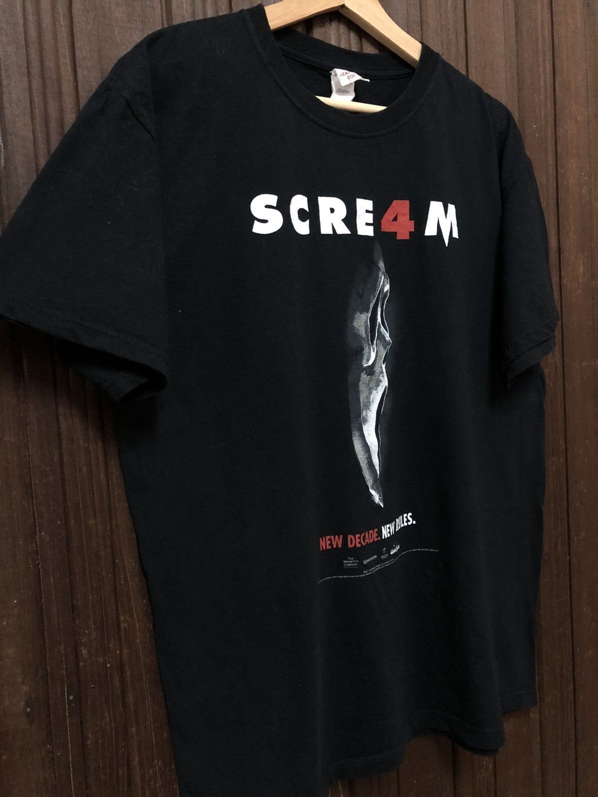 Expert Horror Rare Scream 4 ‘SCRE4M’ Movie Ghostface Horror Tee Shirt Size US L / EU 52-54 / 3 - 9 Thumbnail